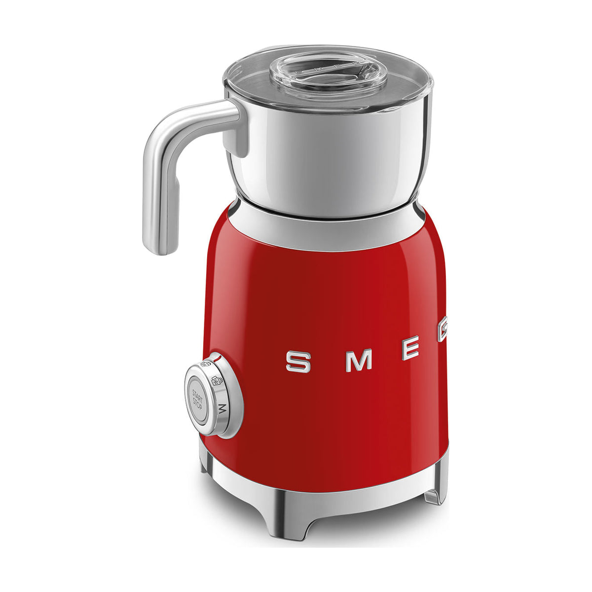 Espumador de leche Smeg MFF11RDEU por inducción, 500 W, rojo