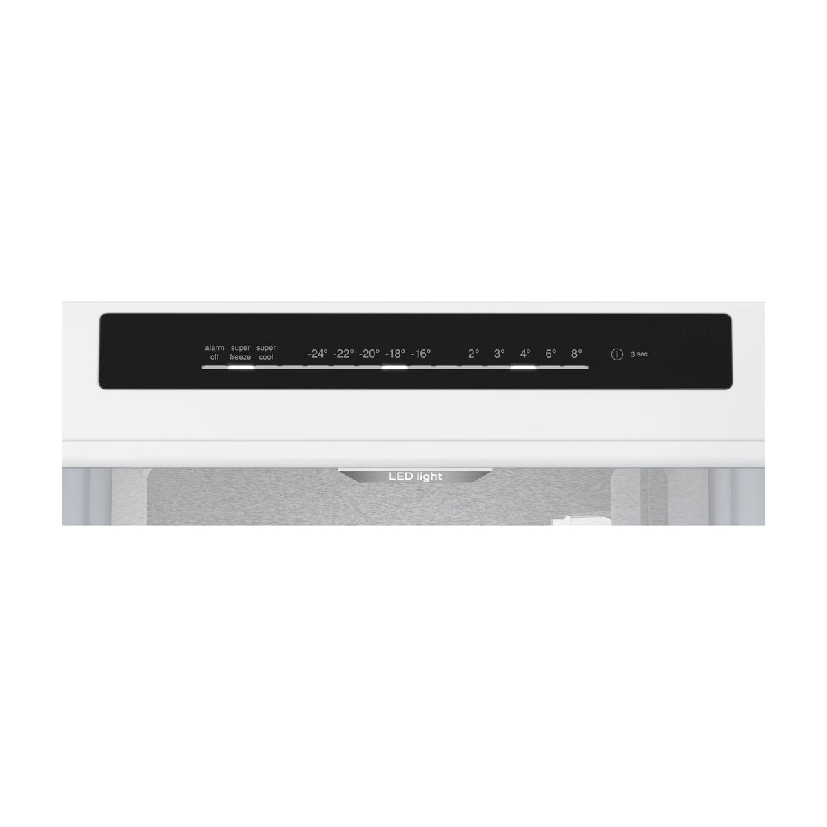 Frigorífico combi Balay 3KFC869NI Total No Frost, cristal negro
