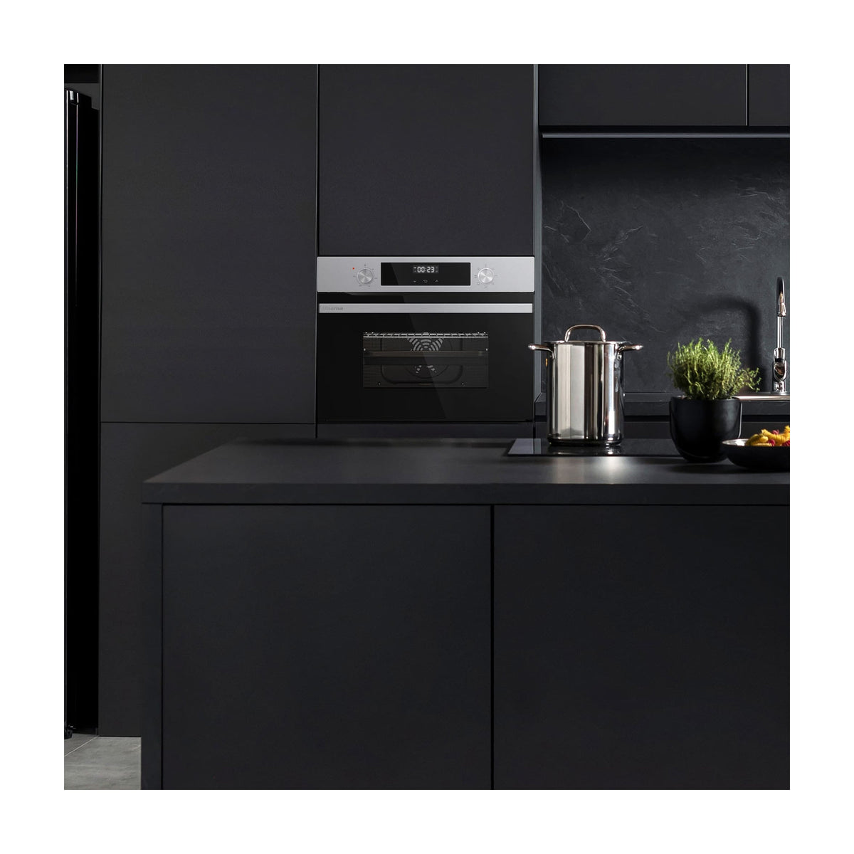 Horno compacto Hisense BI44221AX, 49 l, limpieza hidrolítica