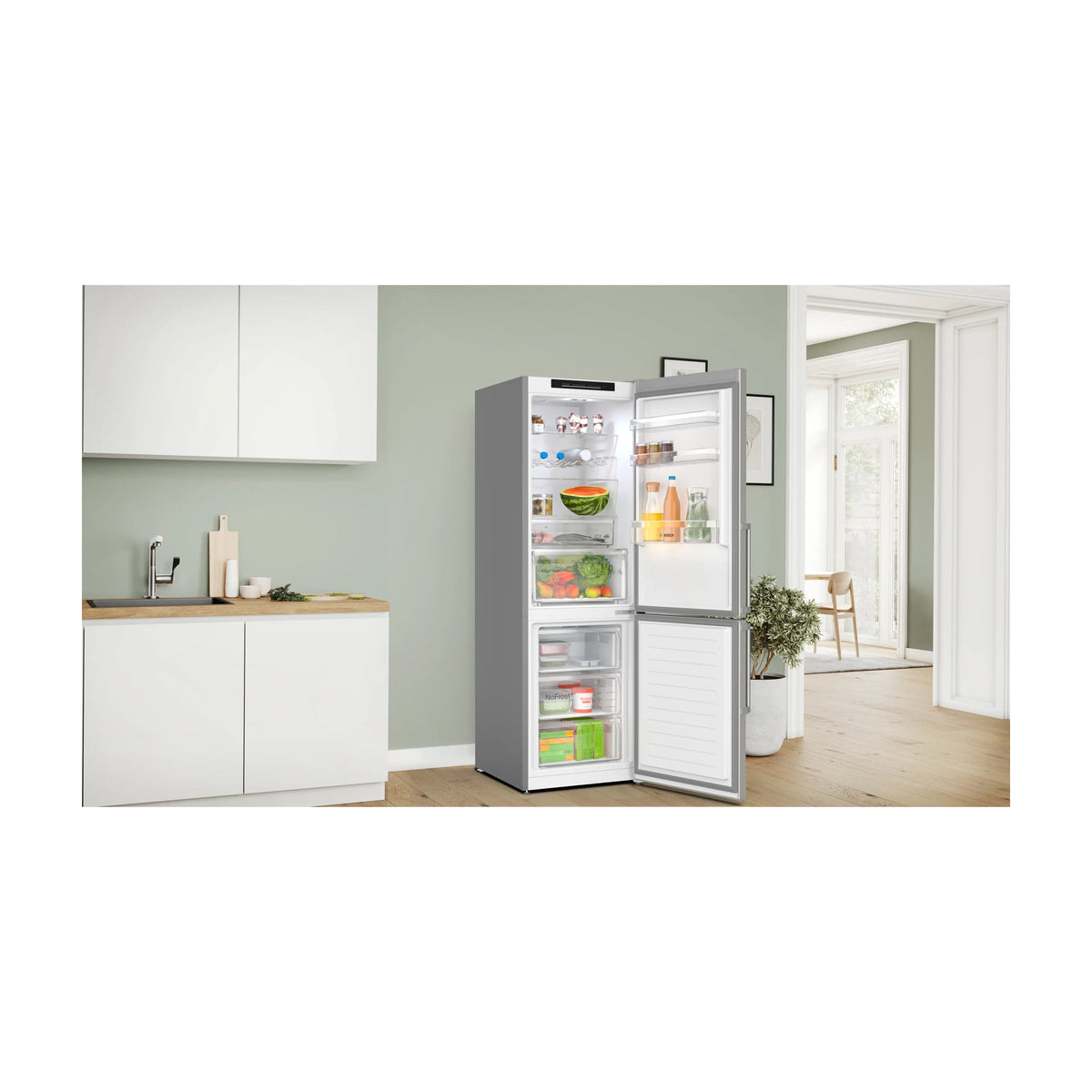 Frigorífico combi Bosch KGN36VIBT, 321 l, Total NoFrost