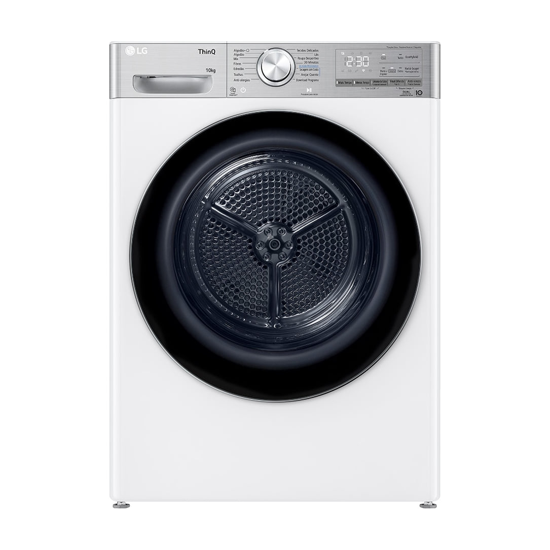 Secadora LG RH10V9AV2WR de bomba de calor, 10 kg y clase C