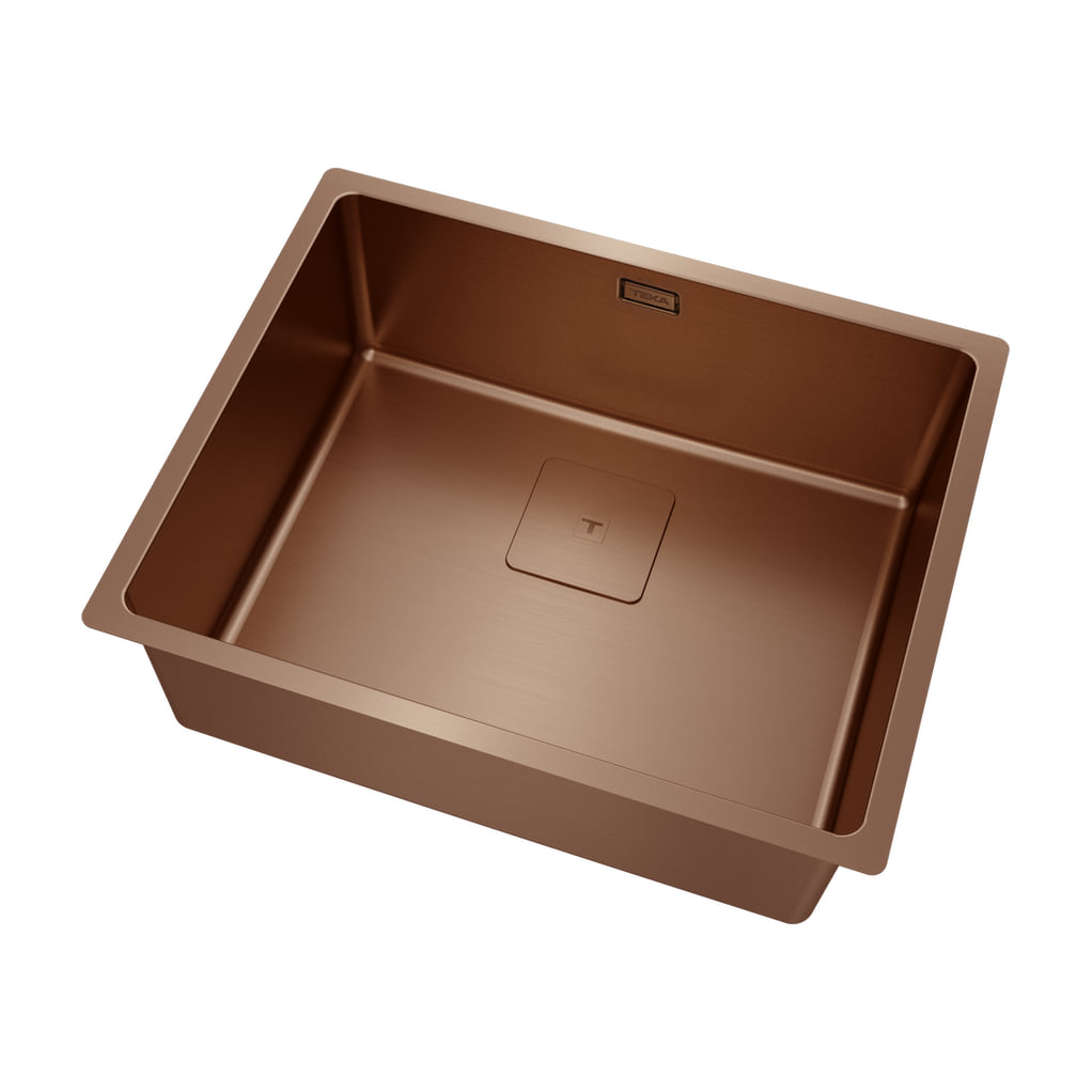 Fregadero Teka FlexLinea RS15 50.40 cobre, una cubeta y triple instalación