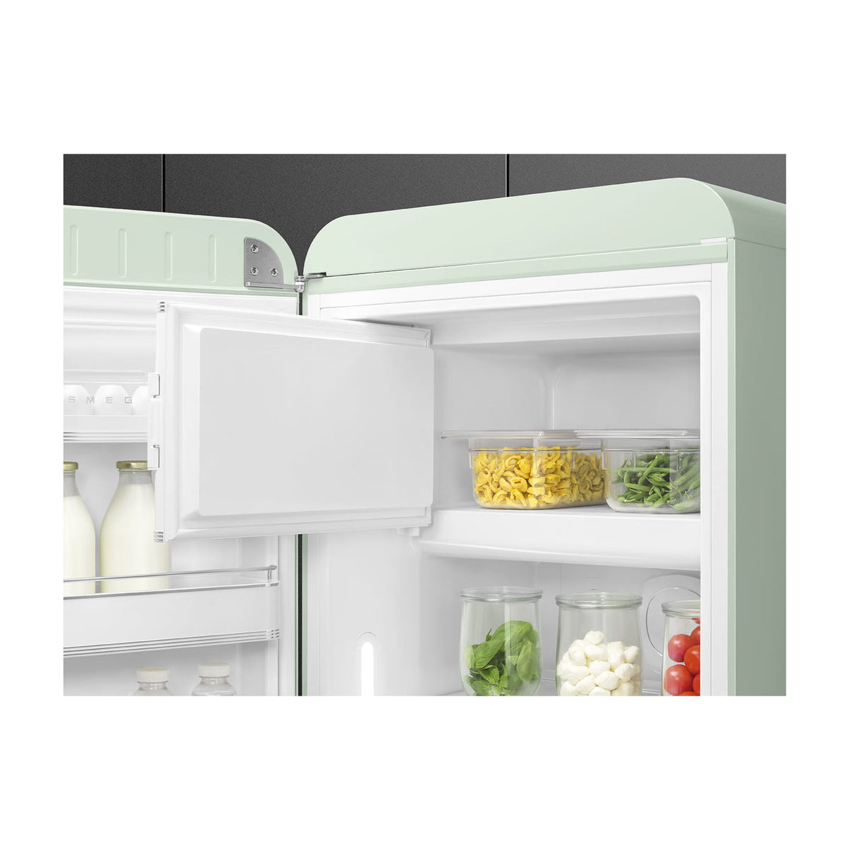 Frigorífico de una puerta Smeg FAB28LPG6, 270 l, verde pastel