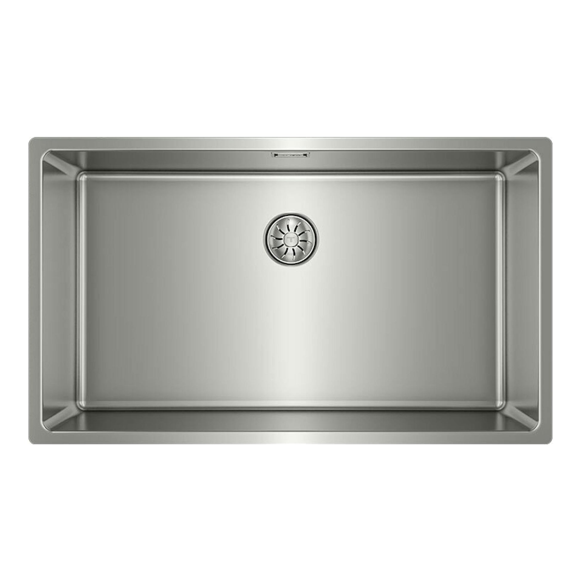 Fregadero Teka BE LINEA RS15 71.40 PureClean Inox, vista superior, acero inoxidable, seno rectangular.