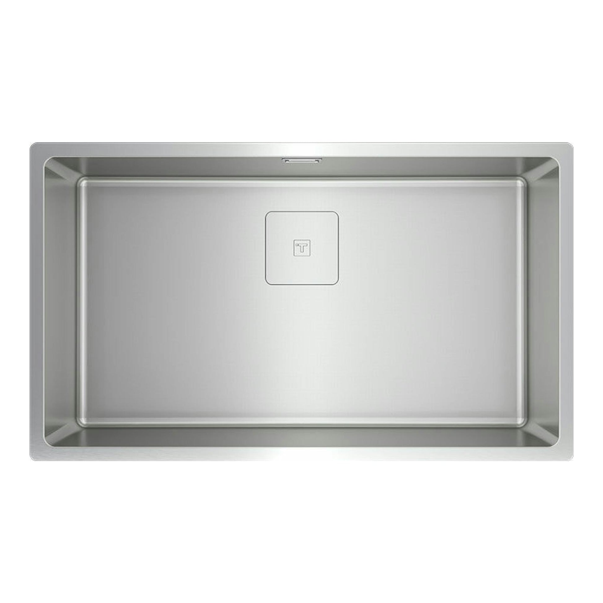 Fregadero Teka FlexLinea RS15 71.40 M-XT PureClean, vista superior de acero inoxidable, cubeta rectangular.