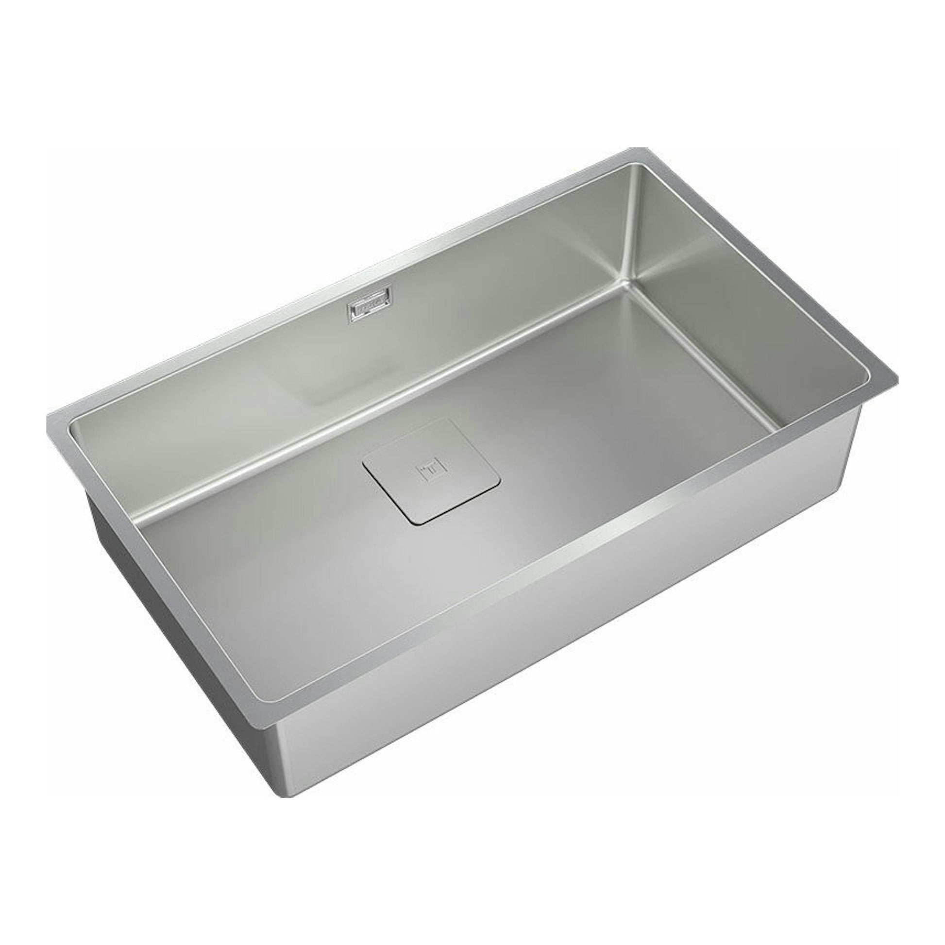 Fregadero Teka FlexLinea RS15 71.40 M-XT PureClean, vista en perspectiva, acero inoxidable gris.