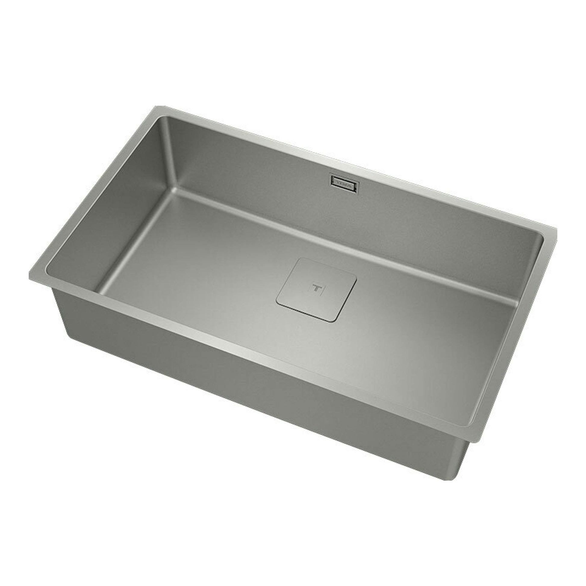 Fregadero Teka FlexLinea RS15 71.40 de acero inox, vista en perspectiva cenital.