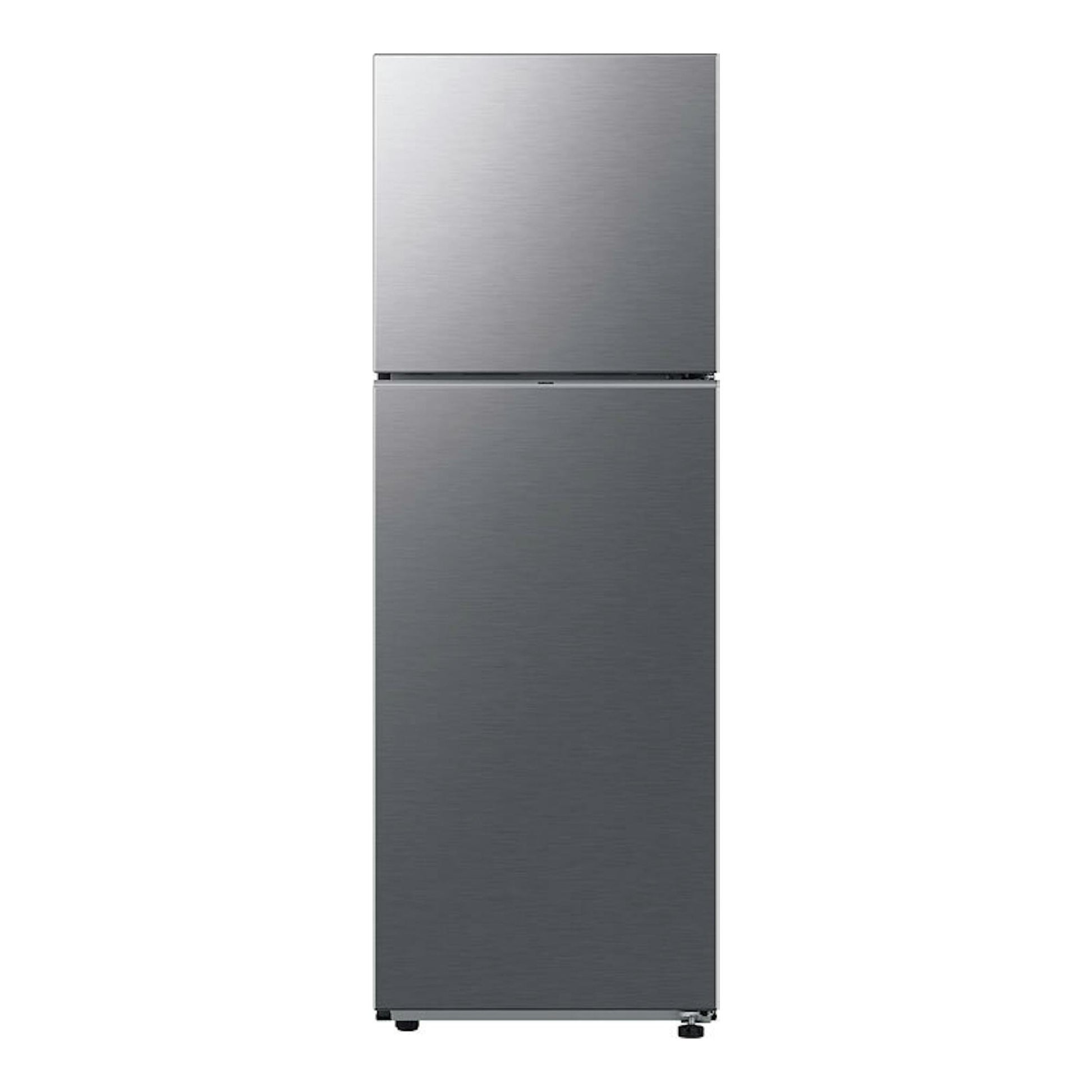 Frigorífico Samsung RT31CG5624S9ES inox de dos puertas, vista frontal, acabado metálico.