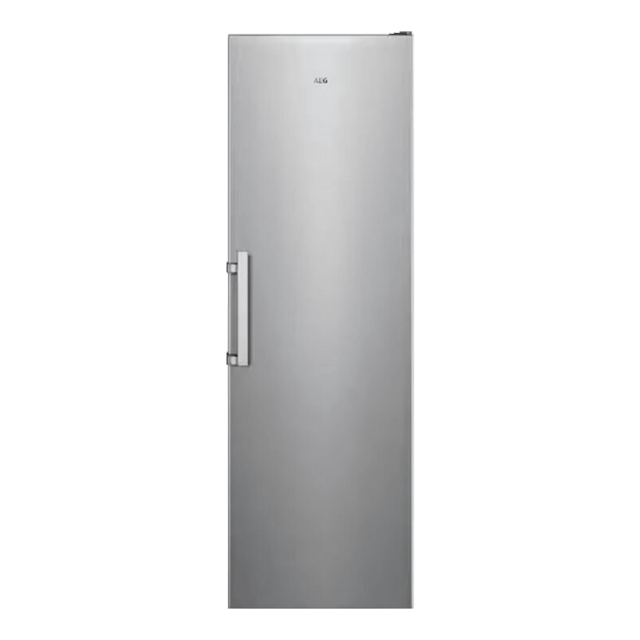 Frigorífico AEG ORK7M391EX inox, vista frontal de una puerta con tirador vertical.