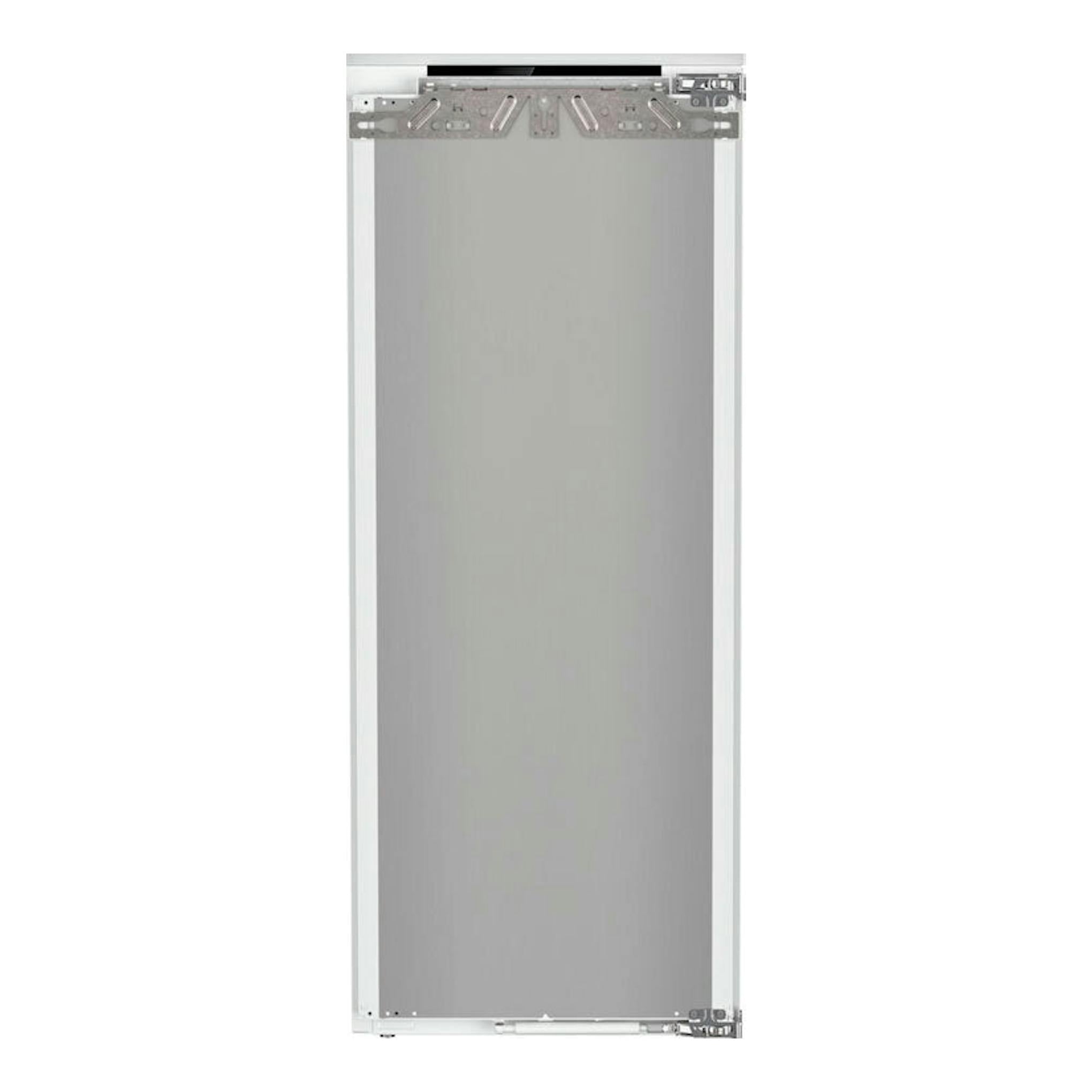 Liebherr IRd 4520 001 22, frigorífico integrable de una puerta, vista frontal de panel gris con soportes metálicos.