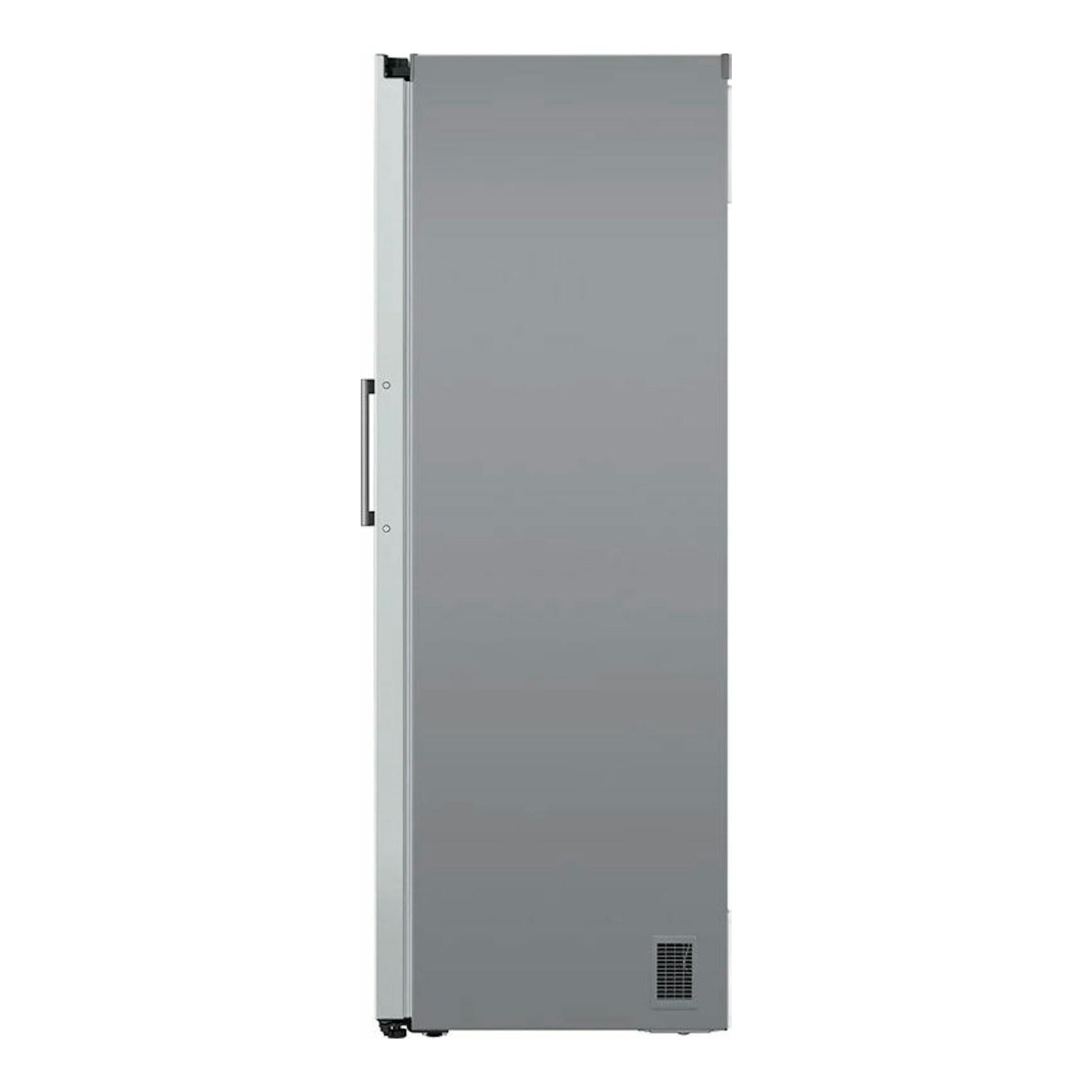 Frigorífico LG GLT51PZGSZ inox, vista frontal de una puerta, color gris metálico.