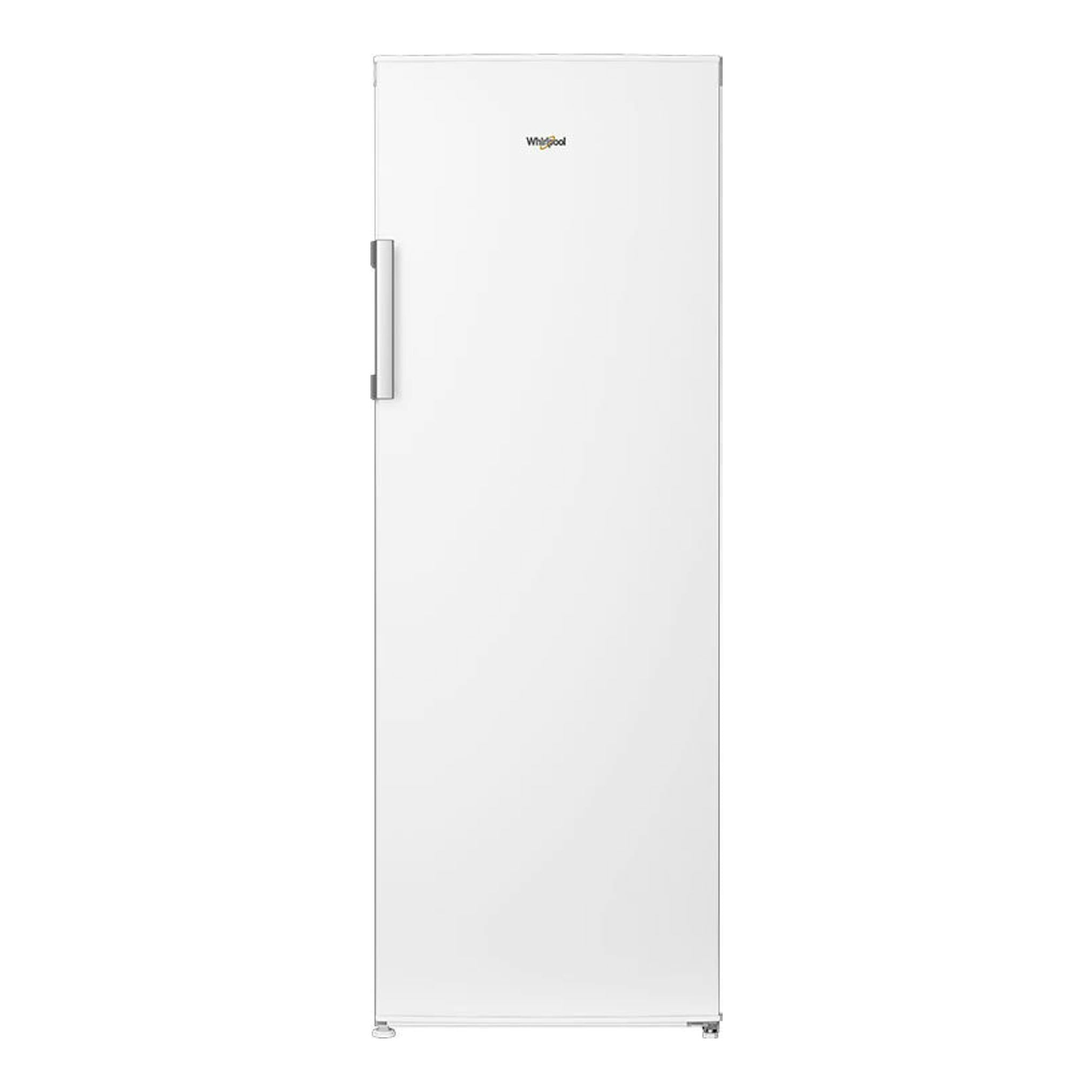 Frigorífico blanco Whirlpool WHMLS 2411 W4E, vista frontal de una puerta.