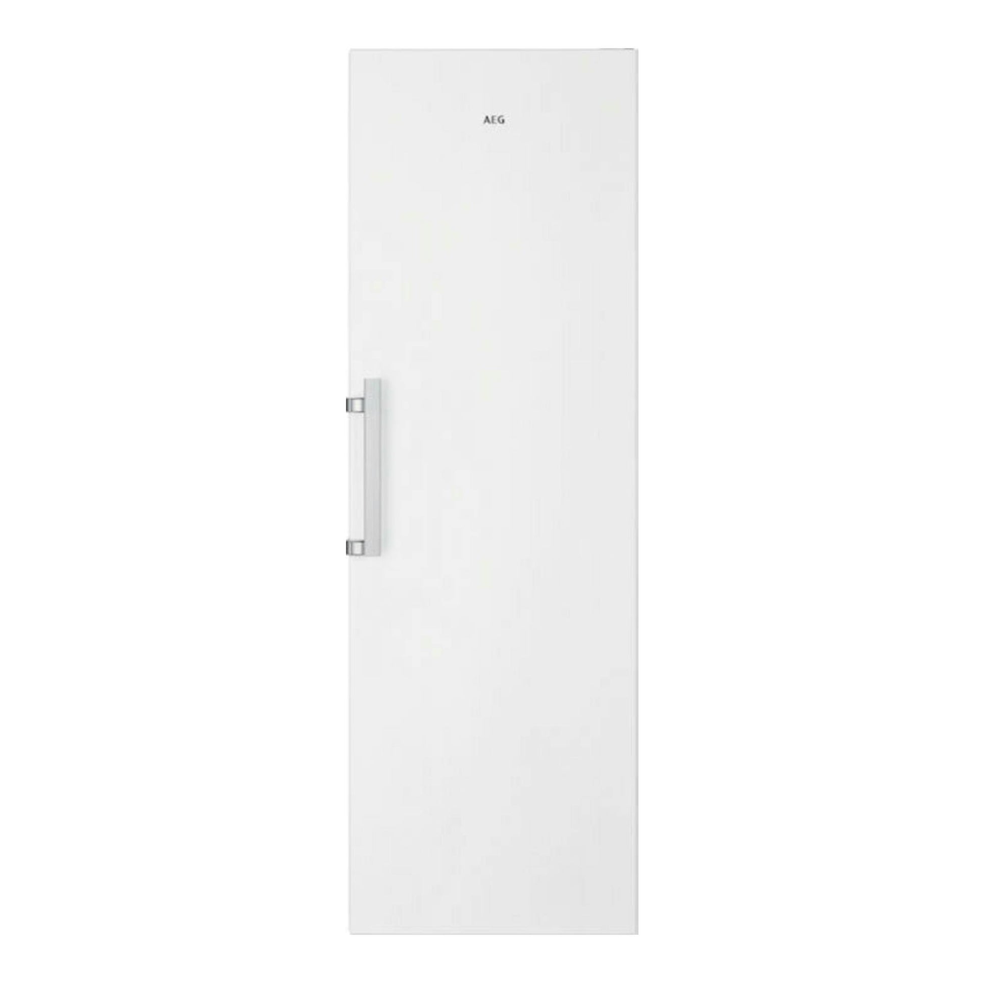 Frigorífico AEG ORK7M391EW blanco, vista frontal de una puerta con tirador lateral.