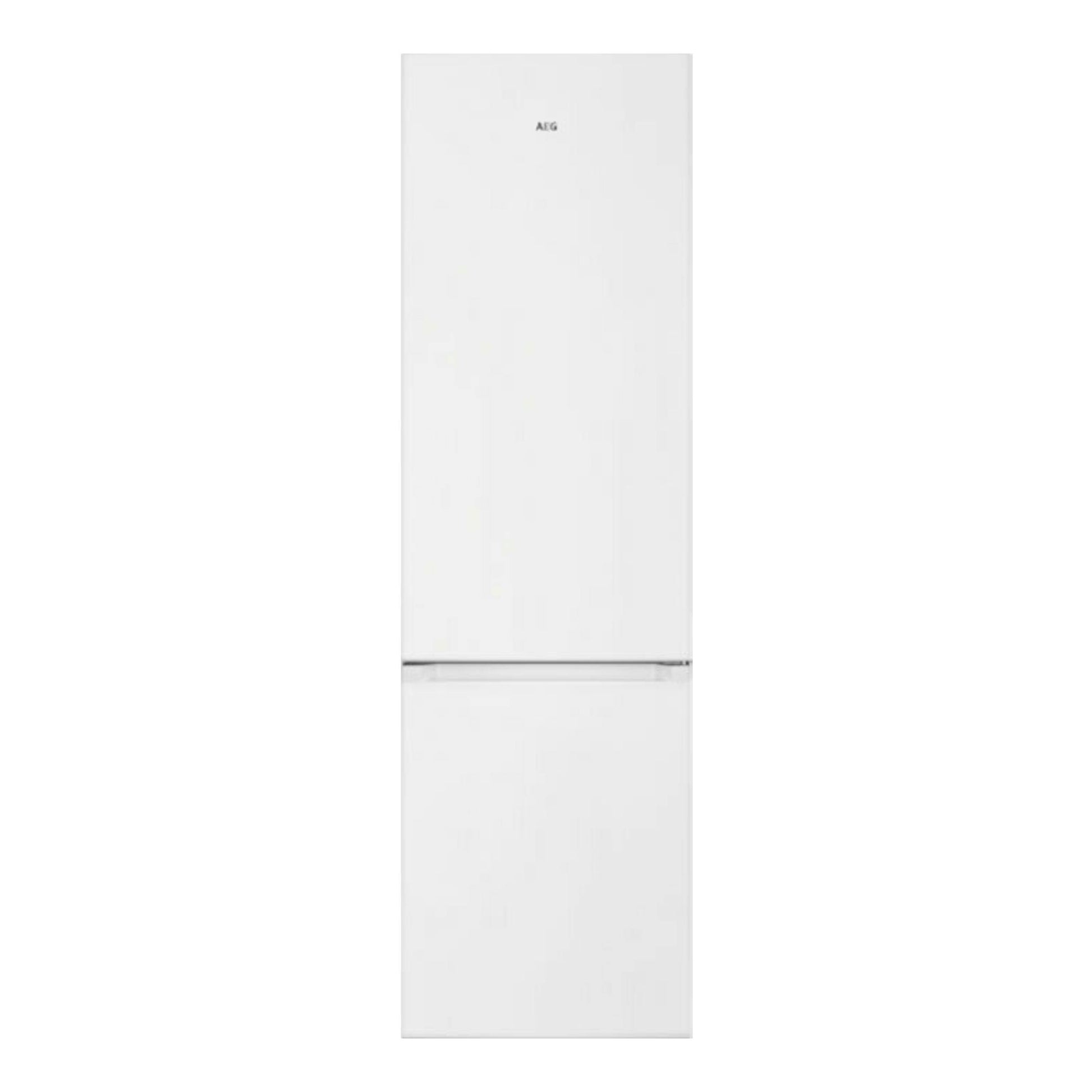 Frigorífico combi AEG ORC6N361DW blanco, vista frontal.