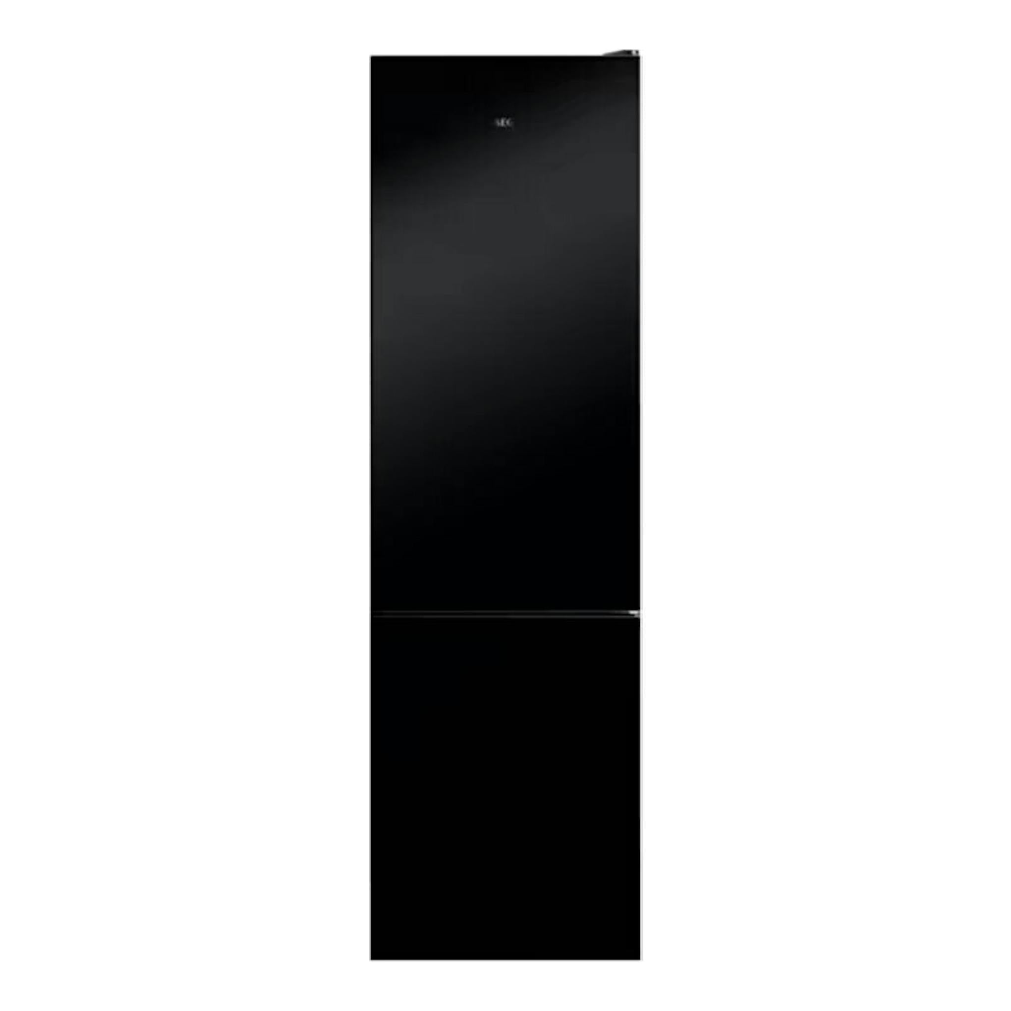 Frigorífico combi AEG ORC8M361EE negro, vista frontal.