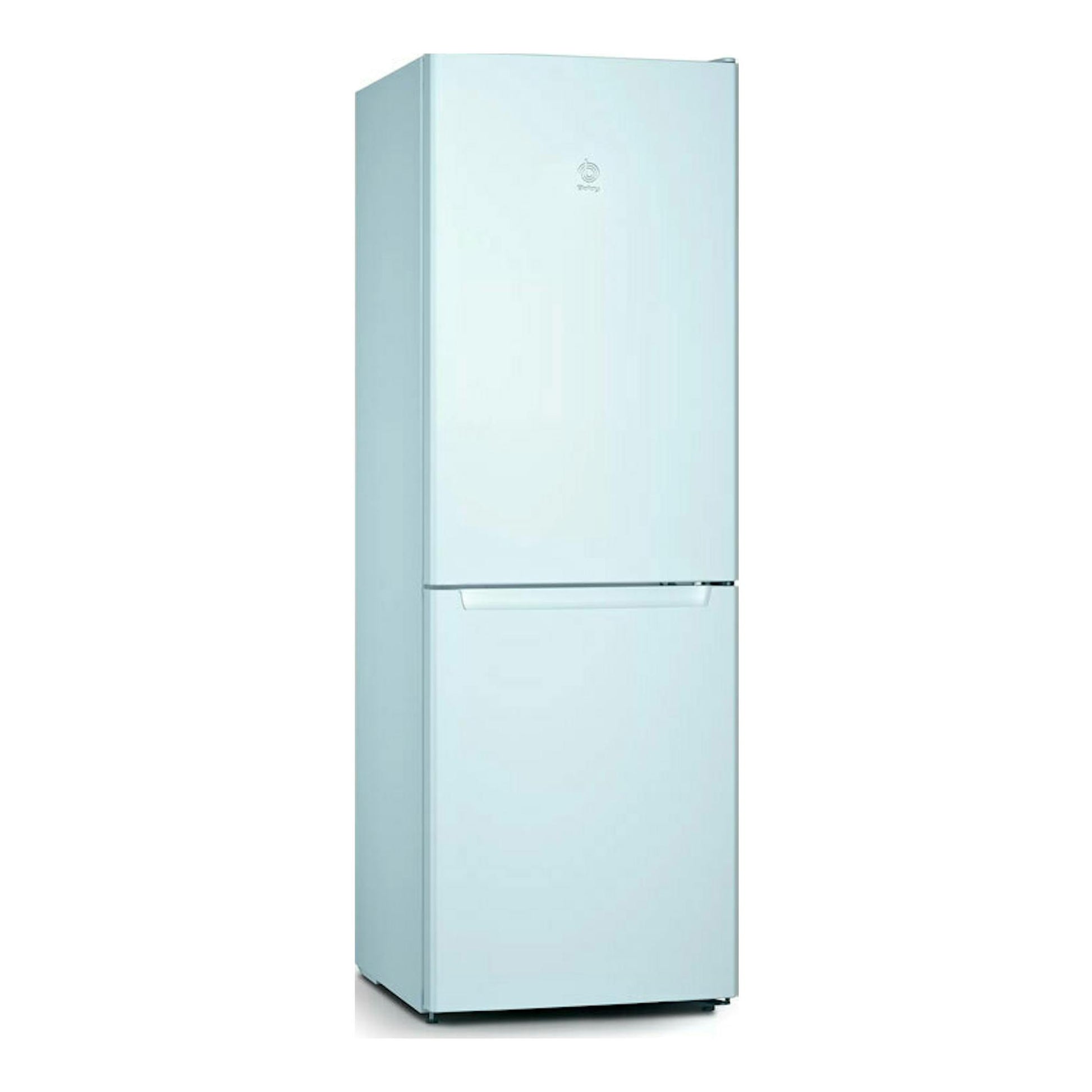 Frigorífico combi Balay 3KFE361WI blanco, vista frontal ligeramente angular.