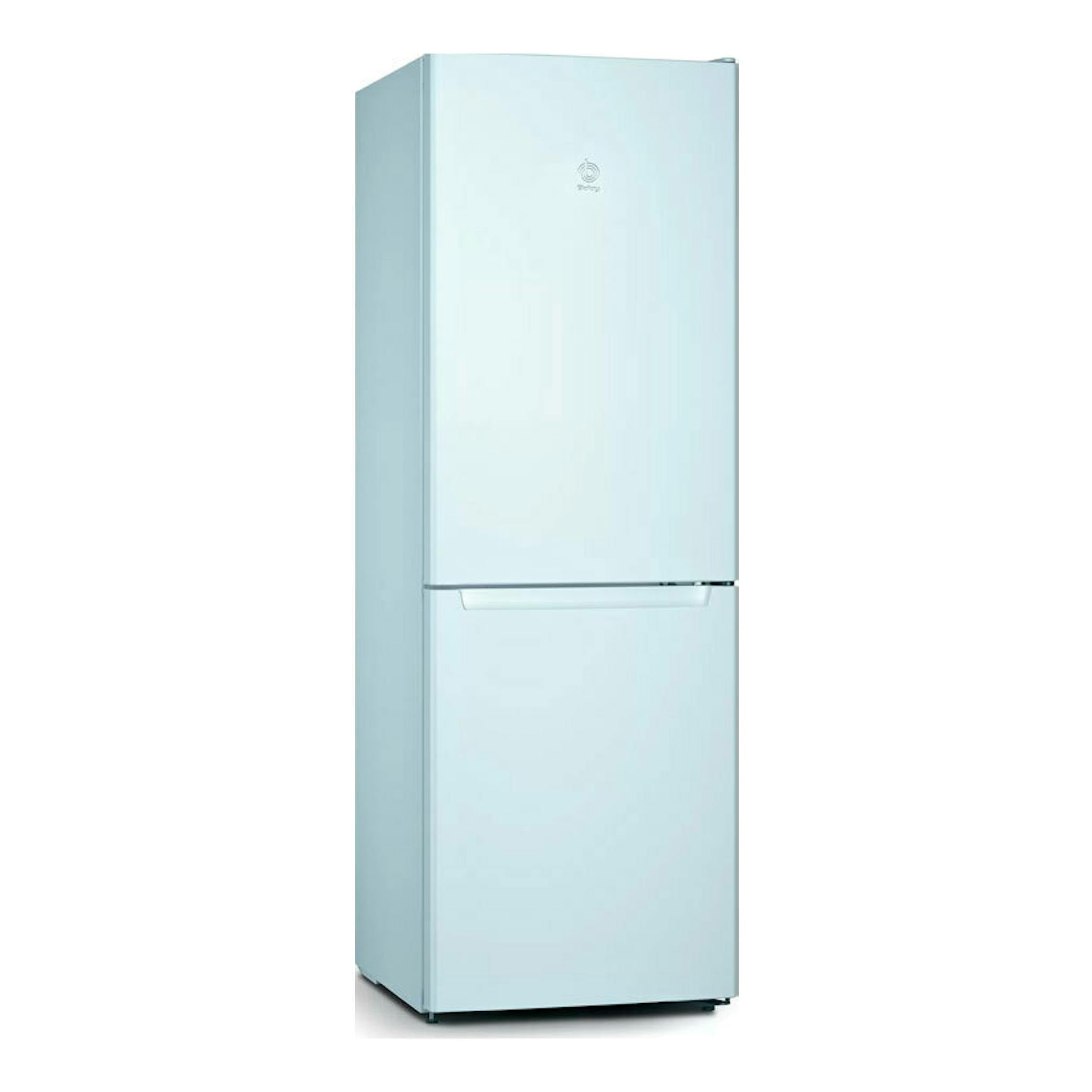 Frigorífico combi Balay 3KFE361WI blanco, vista frontal ligeramente angular.
