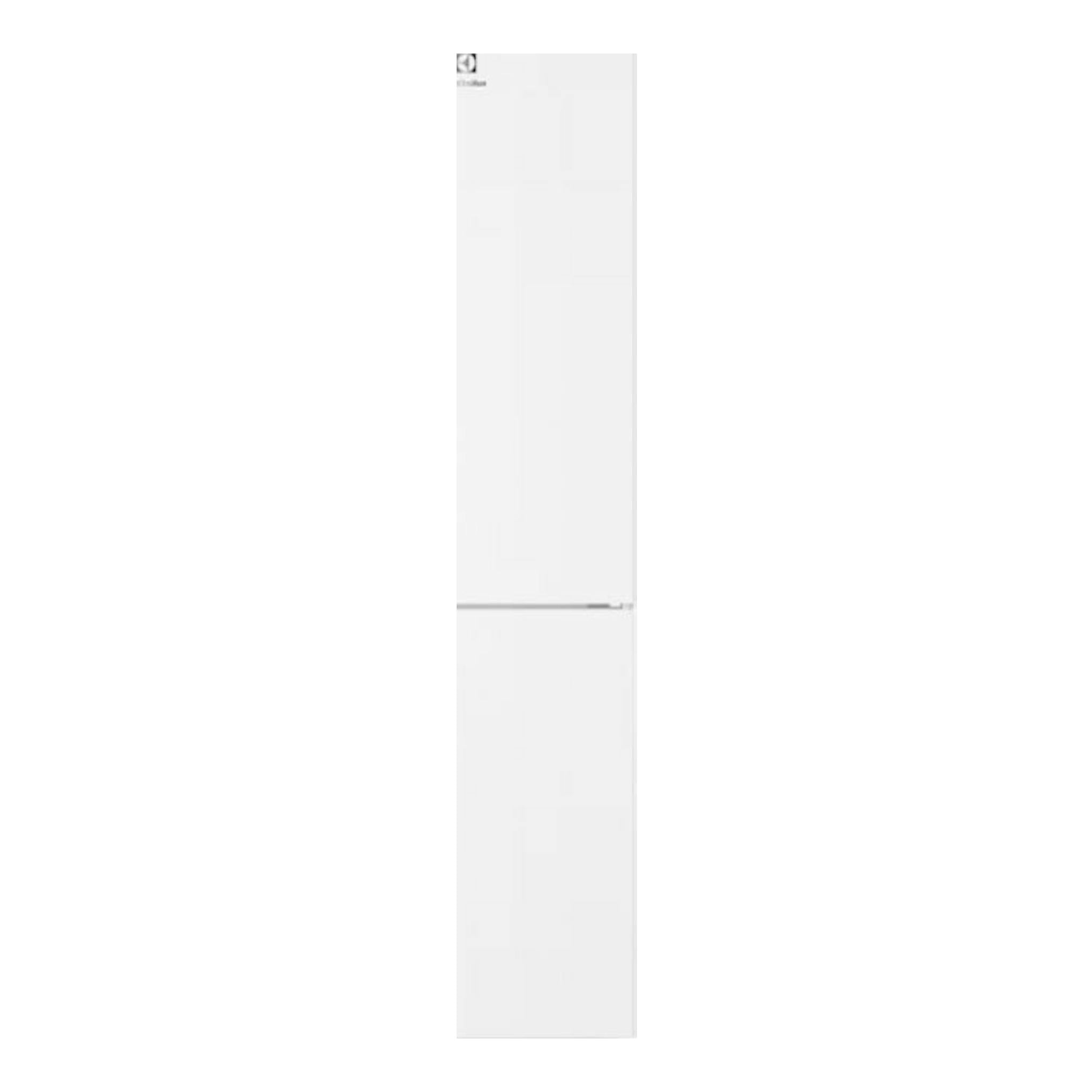 Frigorífico combi Electrolux LNT5ME32W1 blanco, vista frontal sobre fondo blanco.