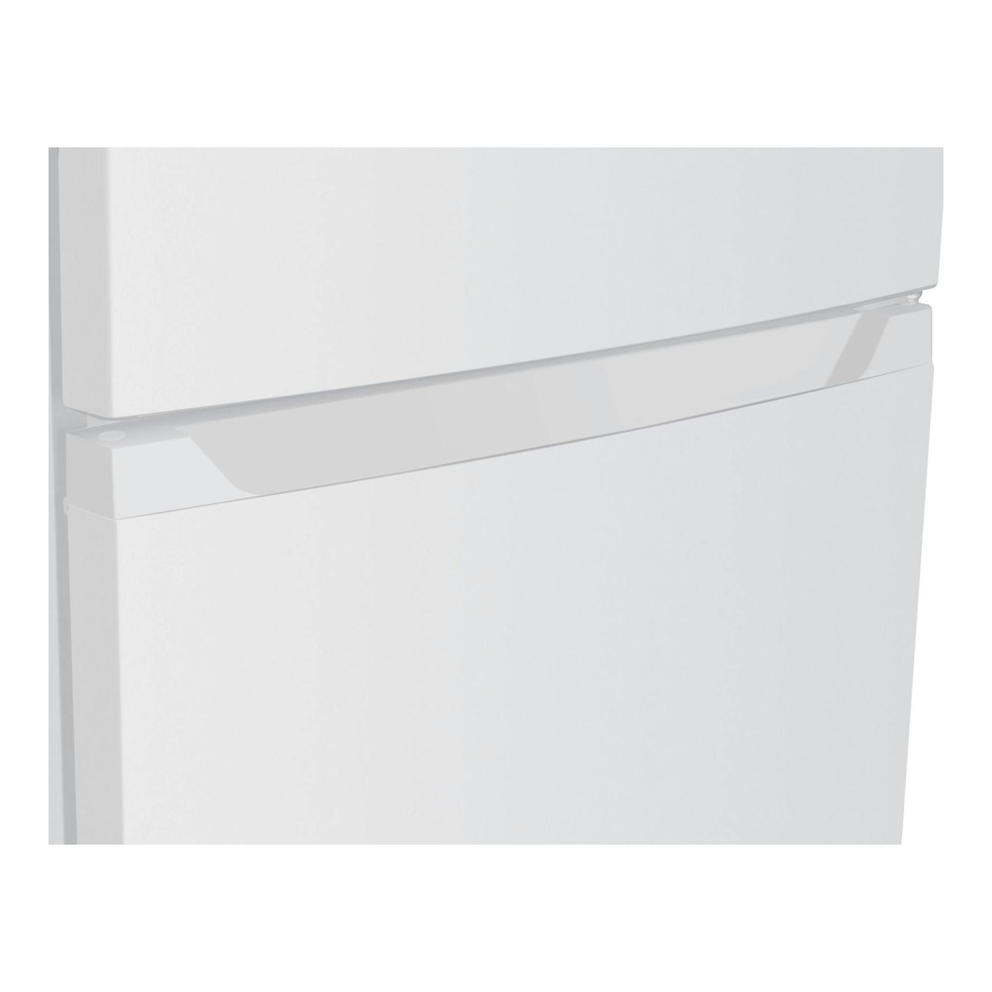 Frigorífico combi blanco Fagor 3FFK-5527, vista frontal en detalle de las puertas.