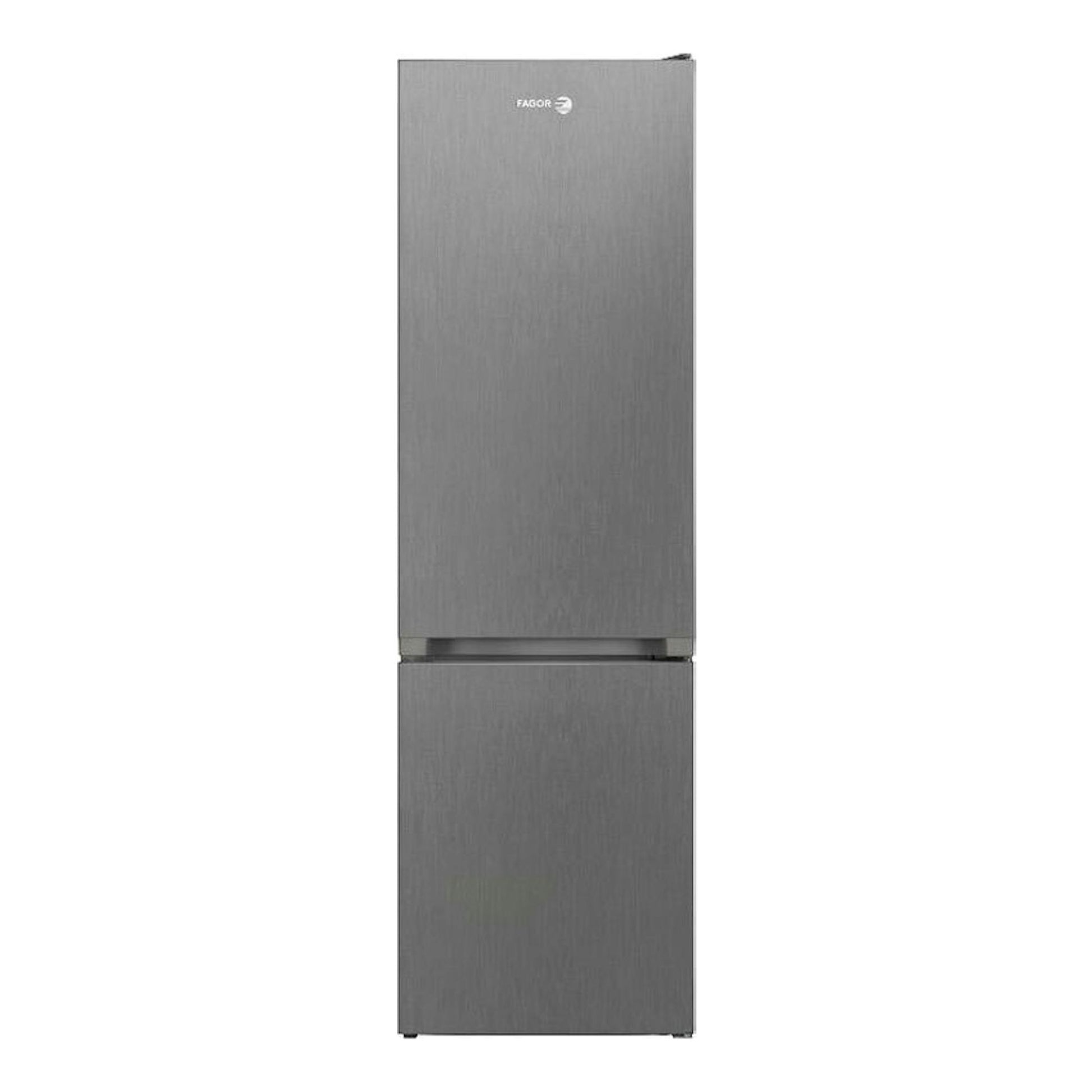 Frigorífico combi Fagor 3FFK5522X inox, vista frontal de dos puertas.