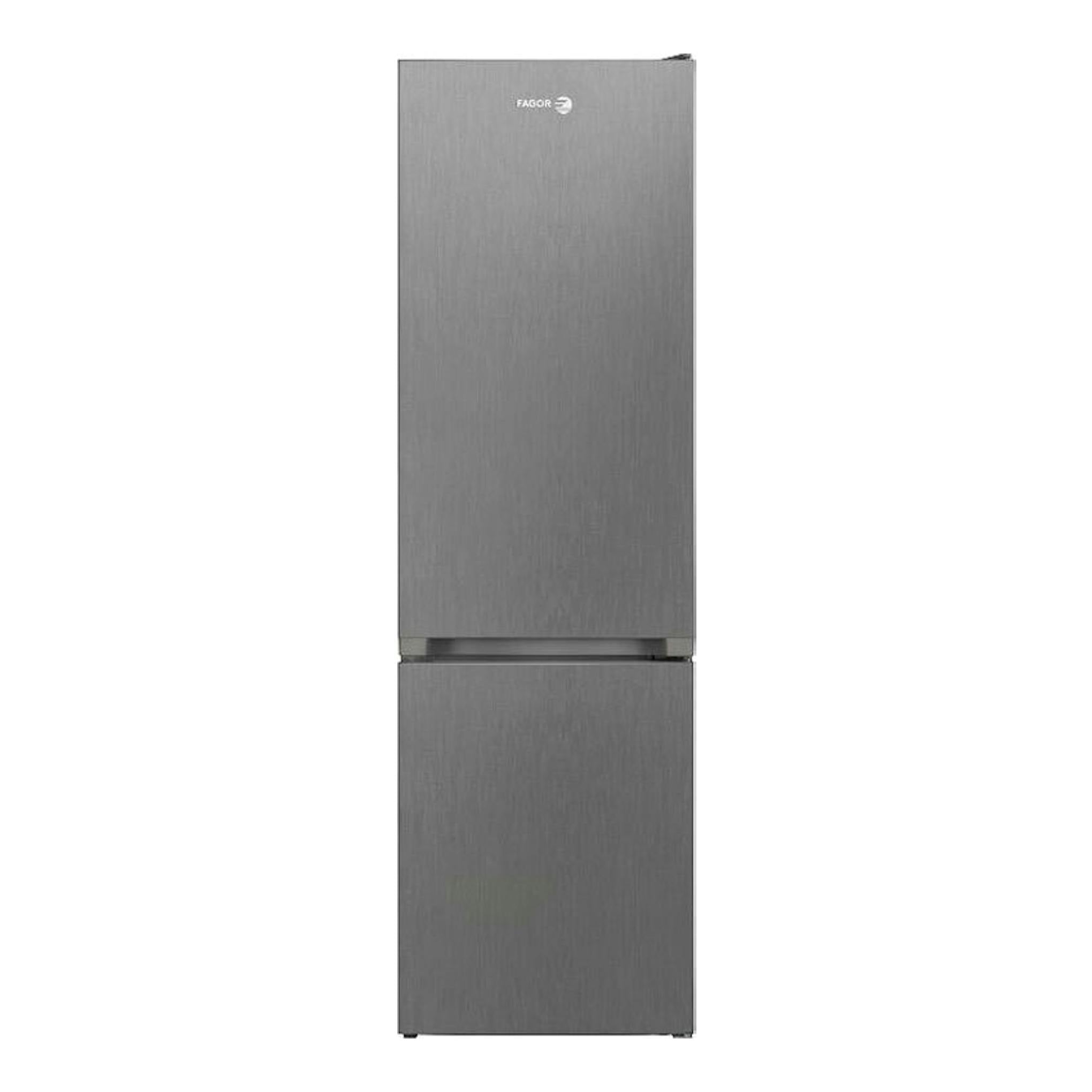 Frigorífico combi Fagor 3FFK5522X inox, vista frontal de dos puertas.