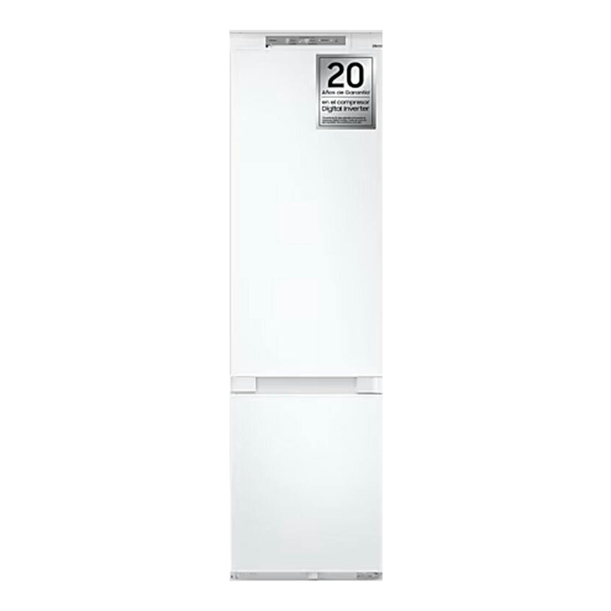 Frigorífico combi integrable Samsung BRB80F30ADS0EF, vista frontal, blanco.