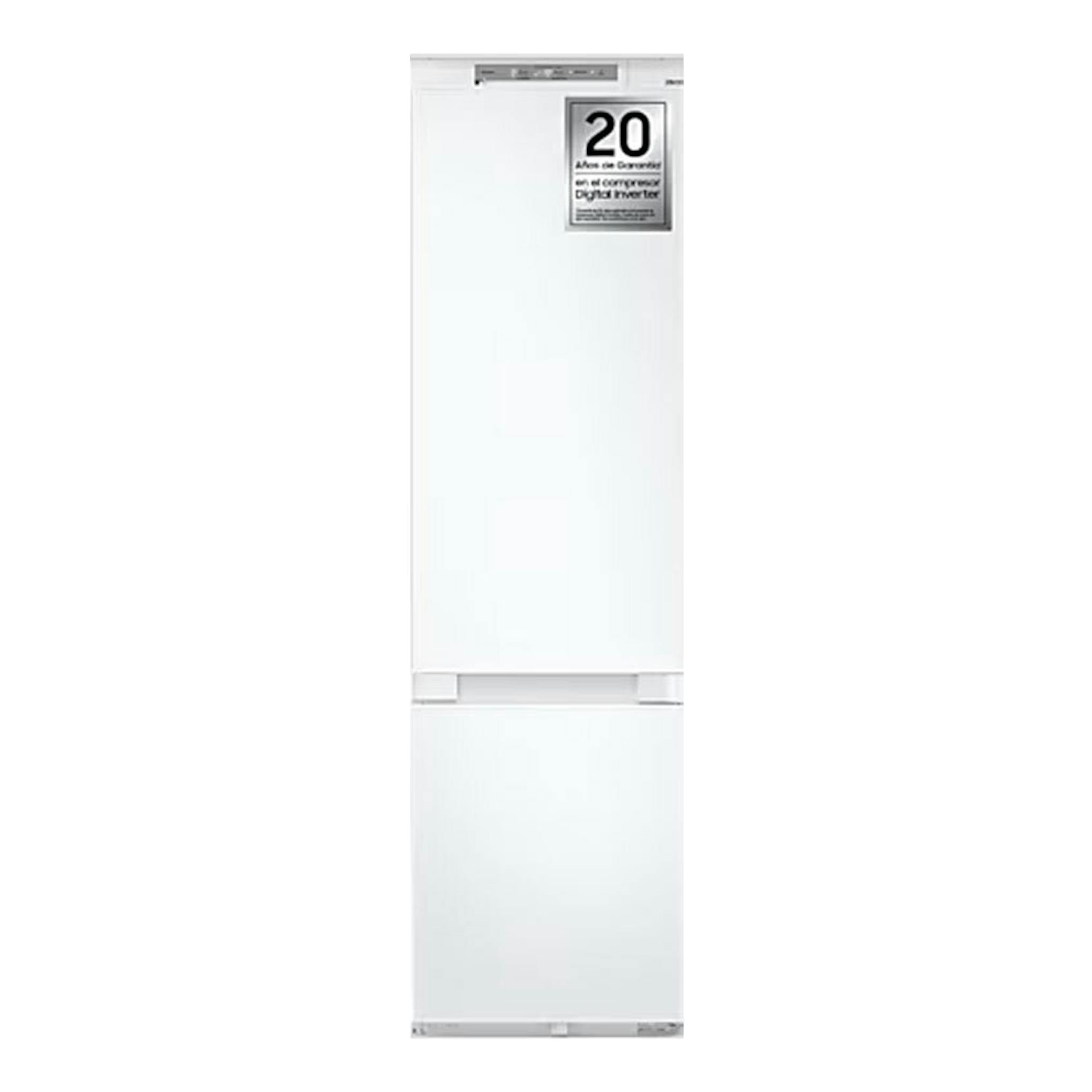 Frigorífico combi integrable Samsung BRB80F30ADS0EF, vista frontal, blanco.
