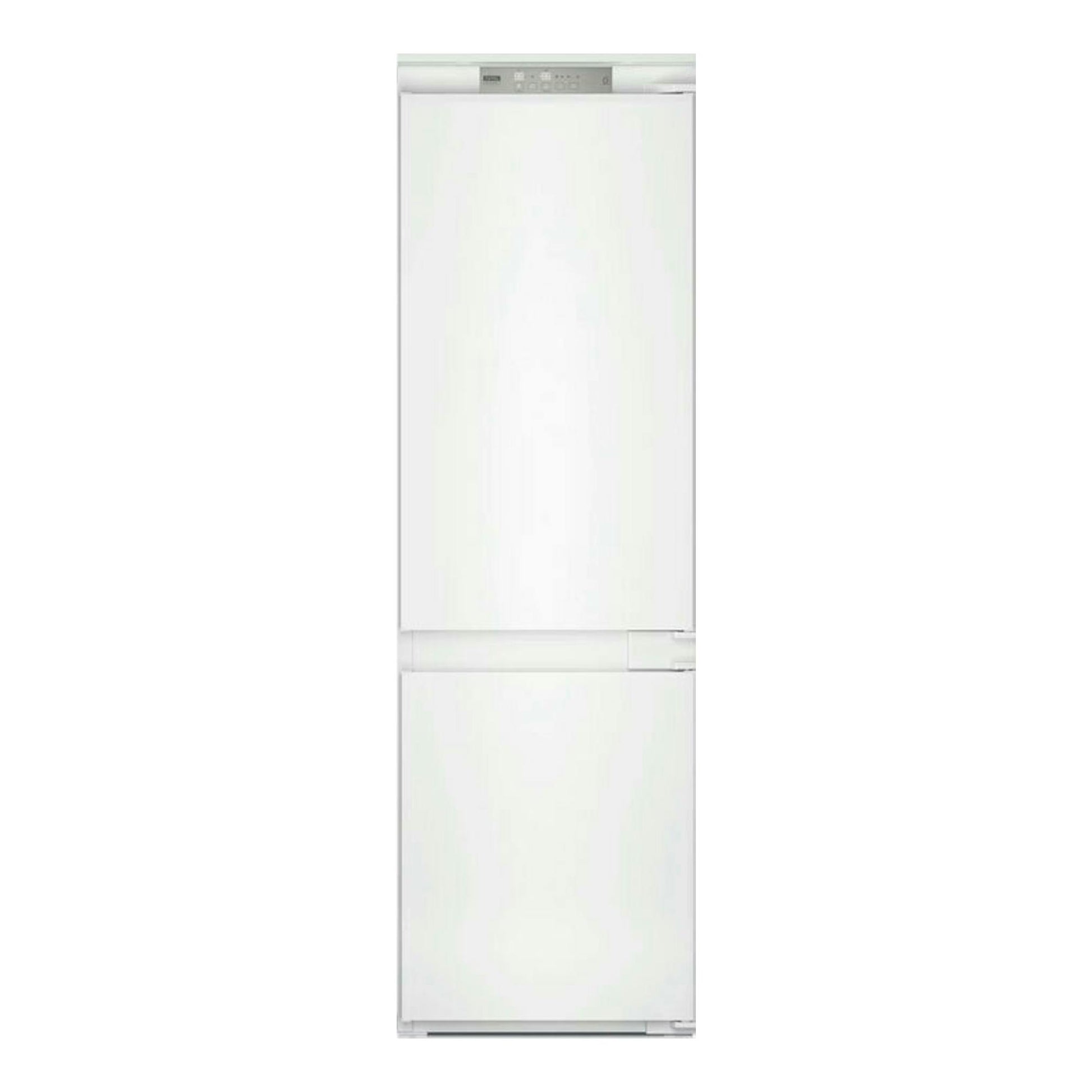 Frigorífico combi integrable Whirlpool WHC18 T514, vista frontal, blanco, dos puertas.