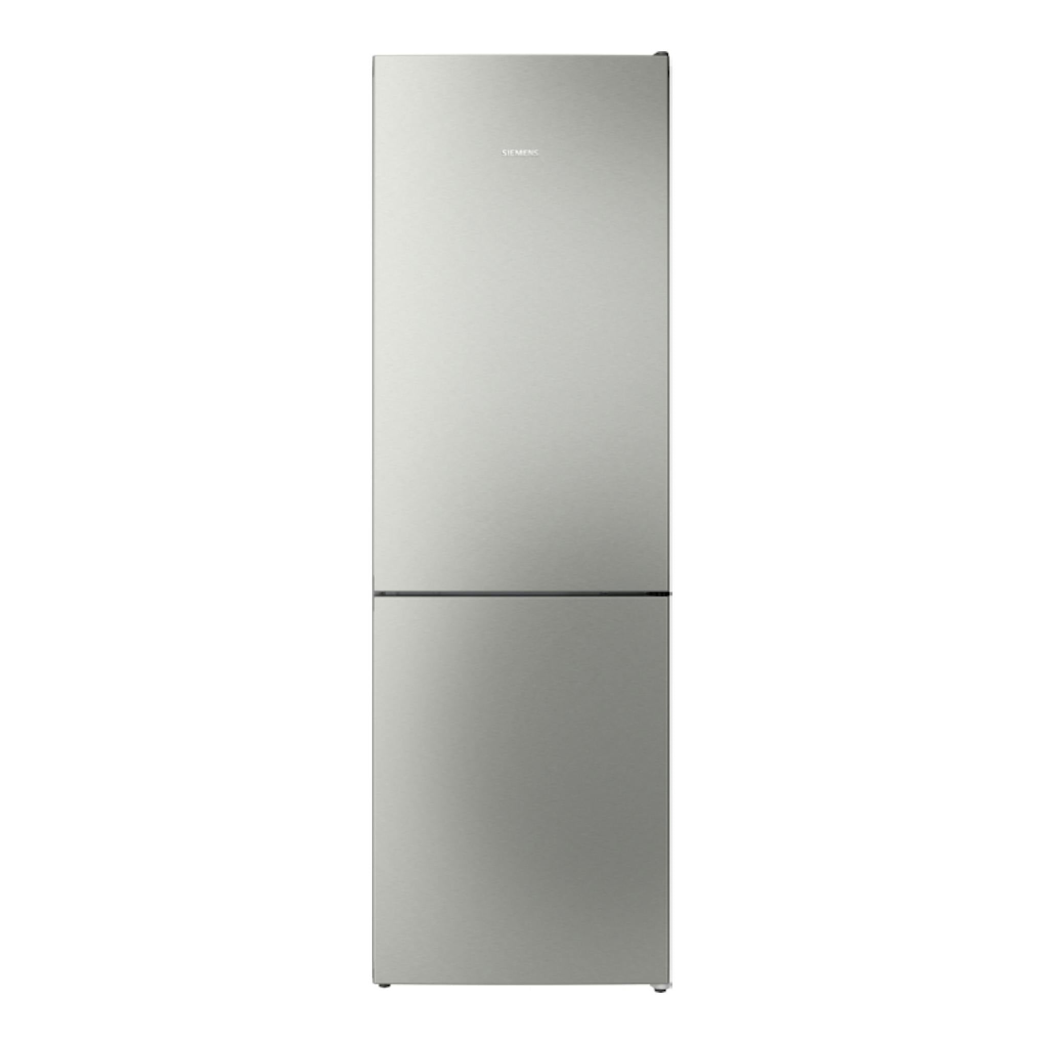 Frigorífico combi Siemens KG36NVICG en inox, vista frontal, dos puertas.