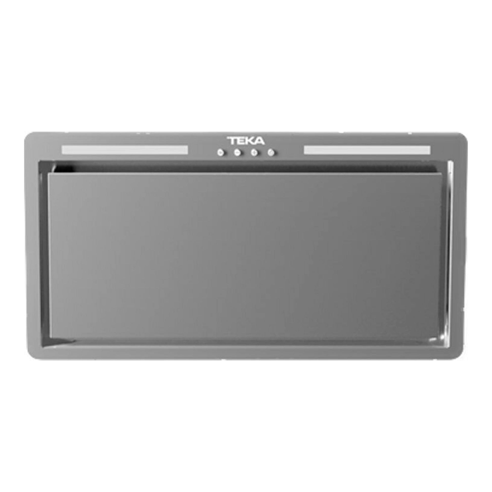 Grupo filtrante Teka GFL57760EOS IX en inox, vista frontal, color gris.