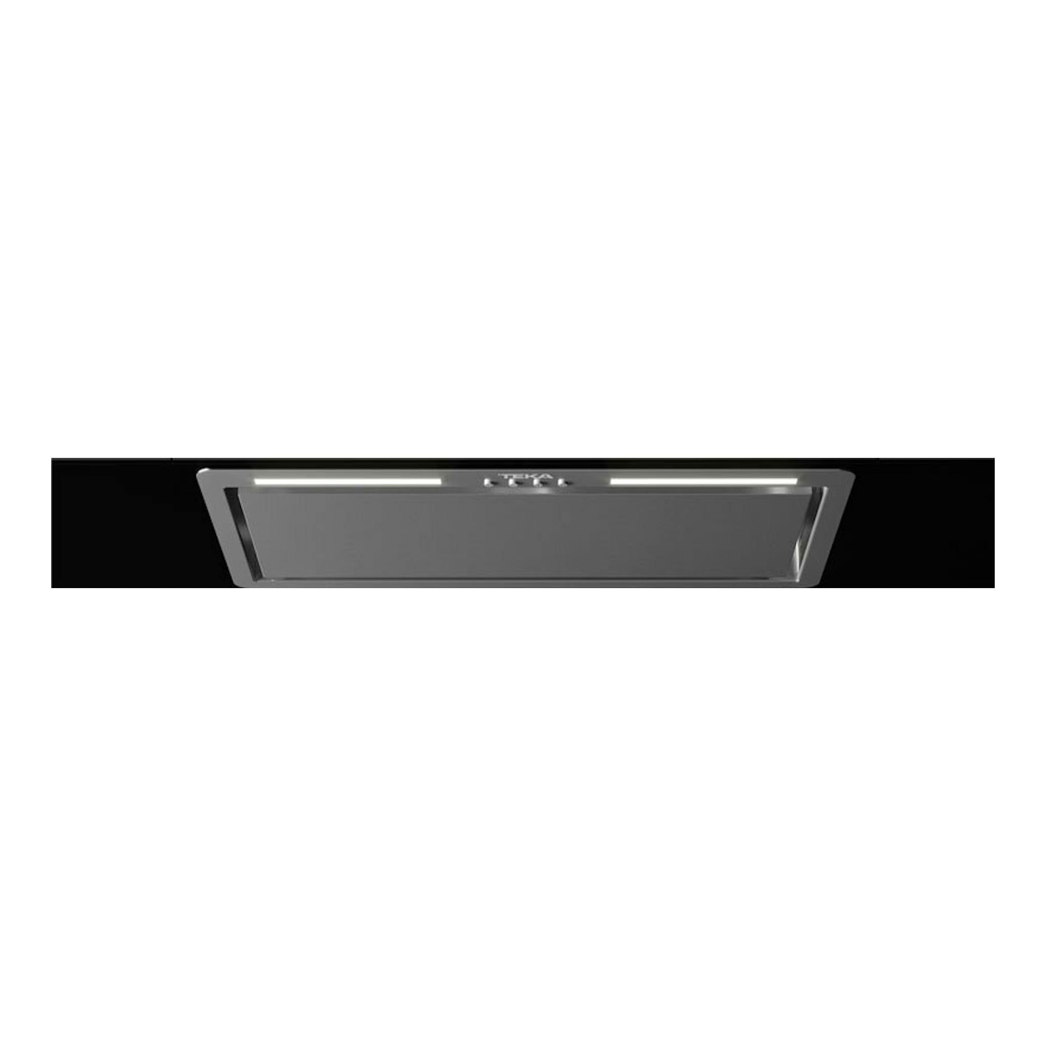 Grupo filtrante Teka GFL57760EOS IX en acero inox, vista frontal inferior.
