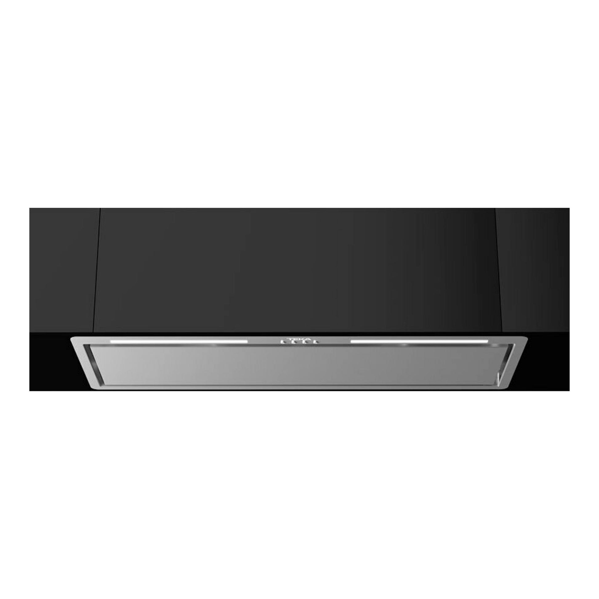 Grupo filtrante Teka GFL87760EOS IX en acero inox, vista frontal, integrado bajo mueble.