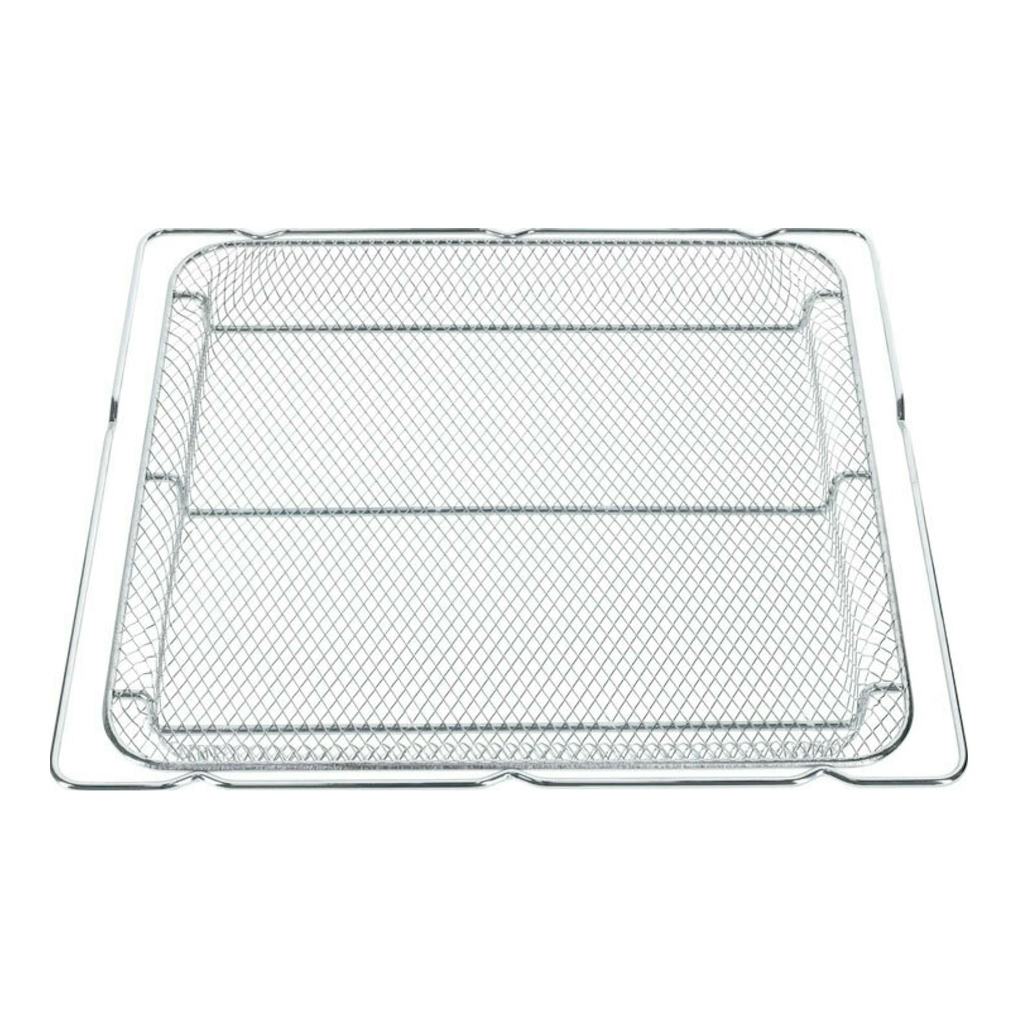 Fagor 9H-760TCX inox: rejilla/bandeja metálica de malla, vista frontal, rectangular.