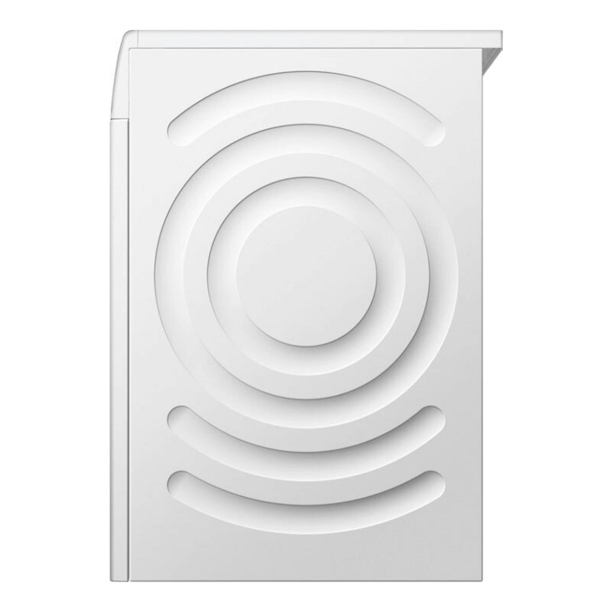 Bosch WGG244F1ES, lavadora blanca, vista frontal, con puerta circular y panel liso.