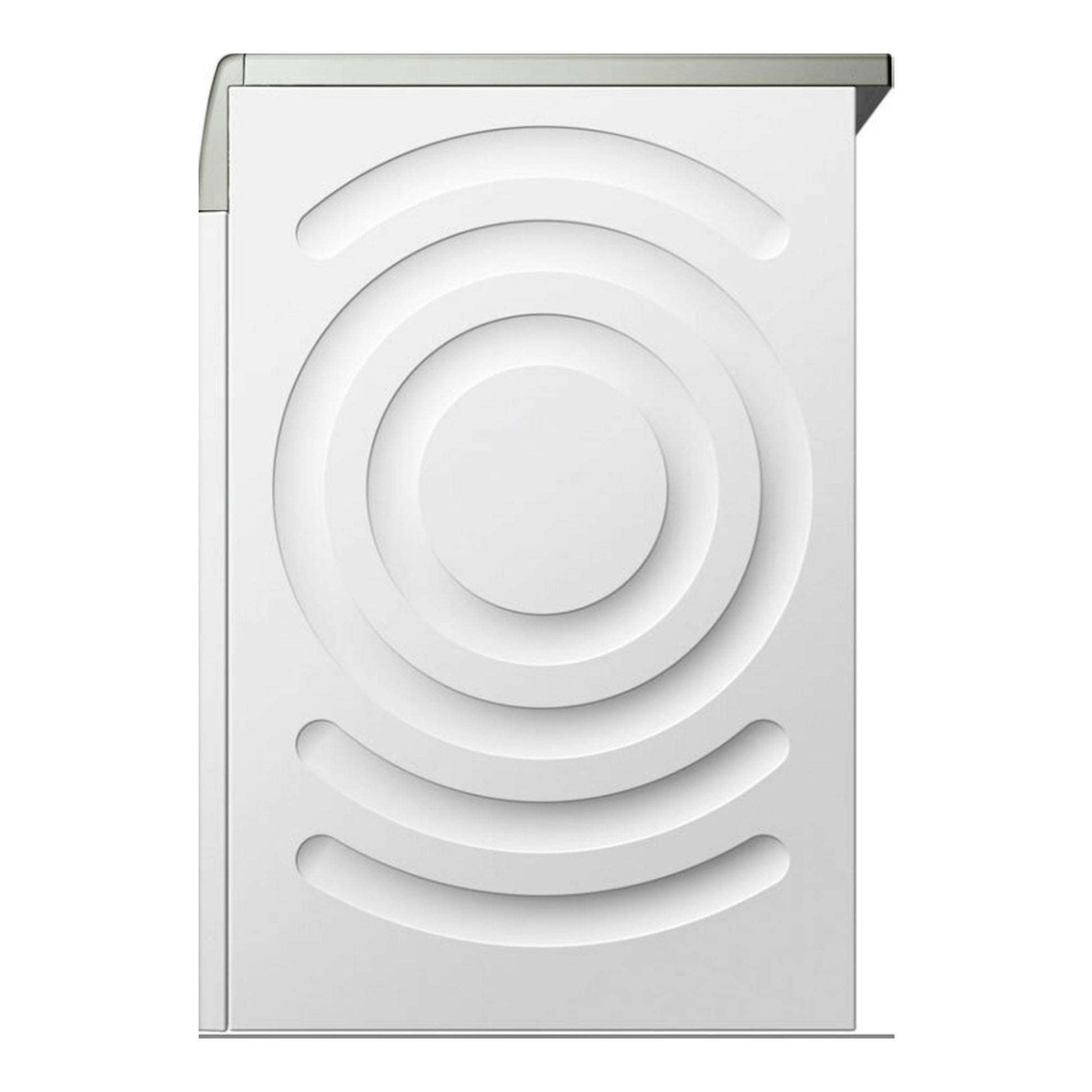 Lavadora Bosch WGG256Z0ES blanca, vista frontal, con puerta circular y panel superior gris.