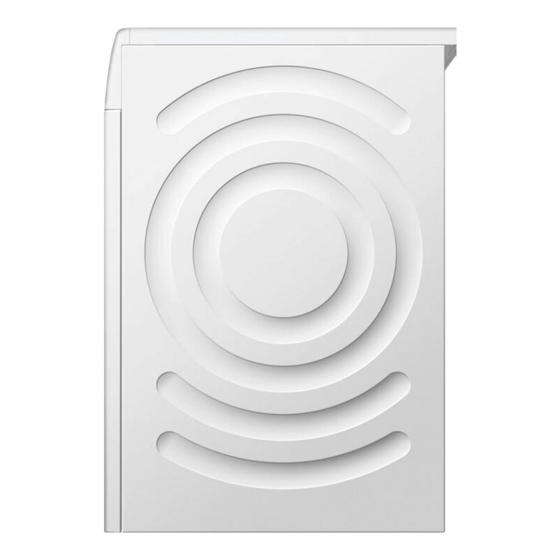 Lavadora Siemens WM14N290EP blanca, vista frontal, con puerta circular.