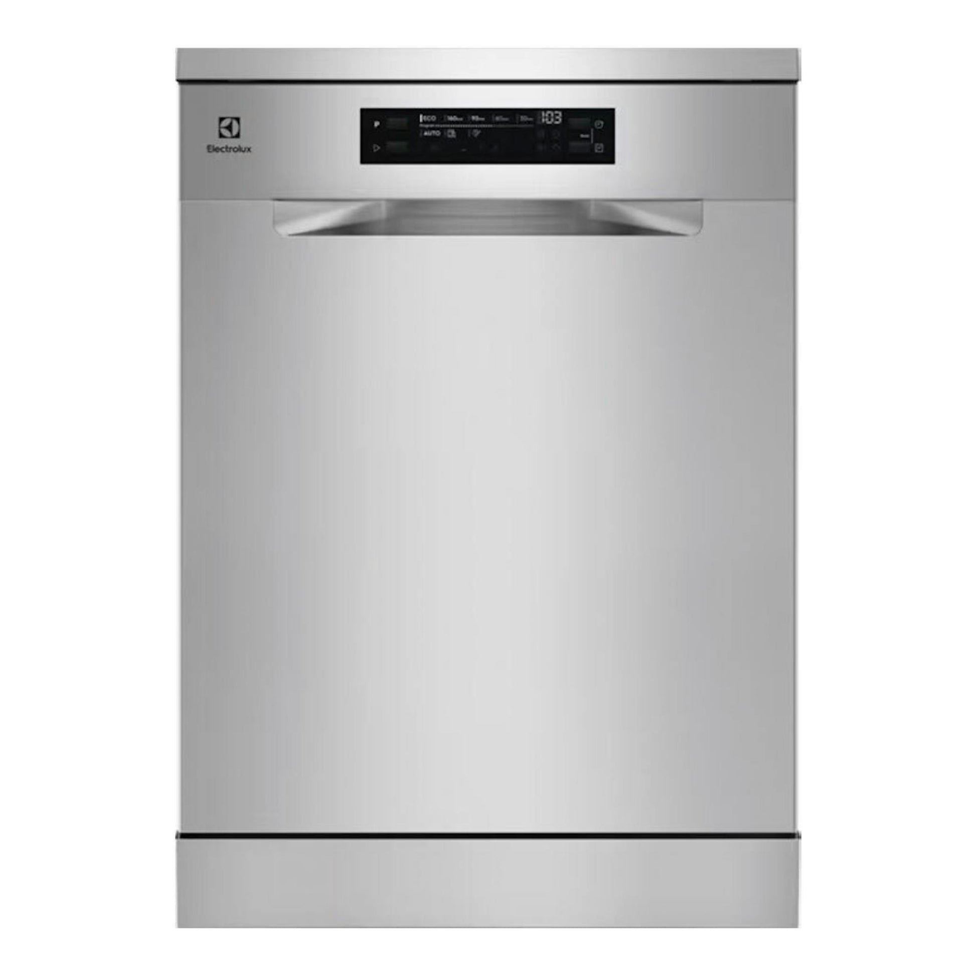 Lavavajillas Electrolux ESM48400SX de acero inoxidable, vista frontal.