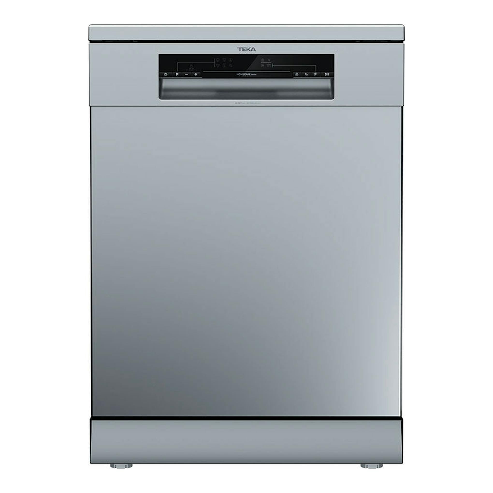 Lavavajillas Teka DFS26650 SS inox de 60 cm, vista frontal.