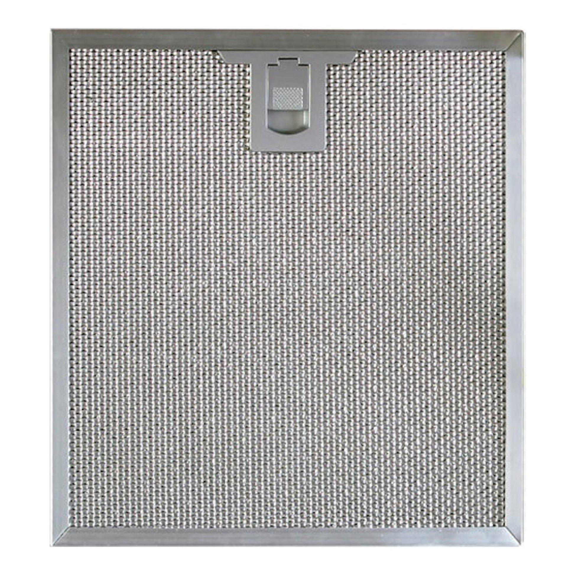 Filtro metálico Cata GTPLUS45X/M inox, vista frontal, rectangular, color plateado.