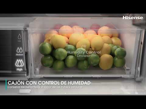 Frigorífico Americano Hisense RQ768N4GBE Cristal Negro (10)