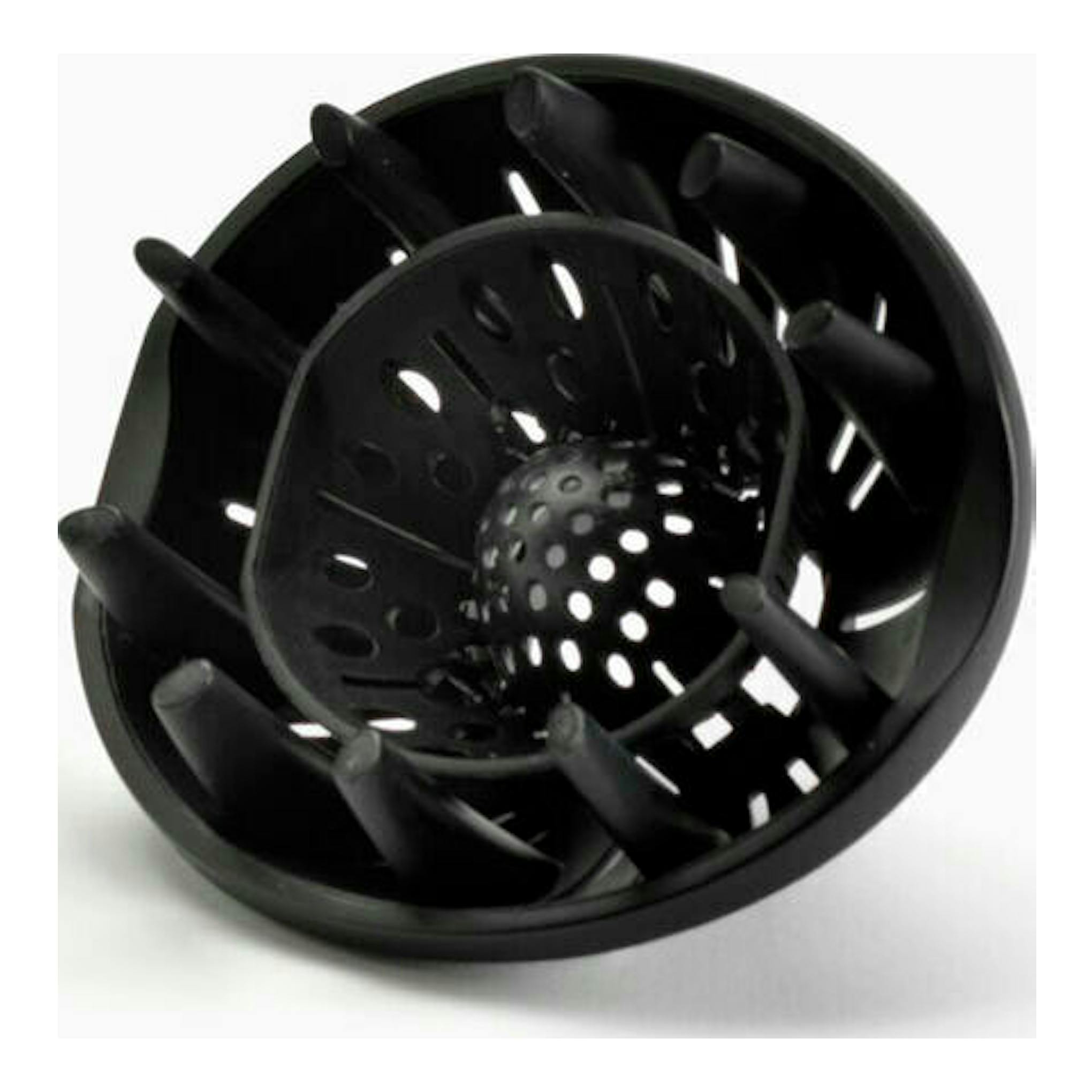 Difusor negro para secador Babyliss D374DE, vista frontal en ángulo sobre fondo blanco.
