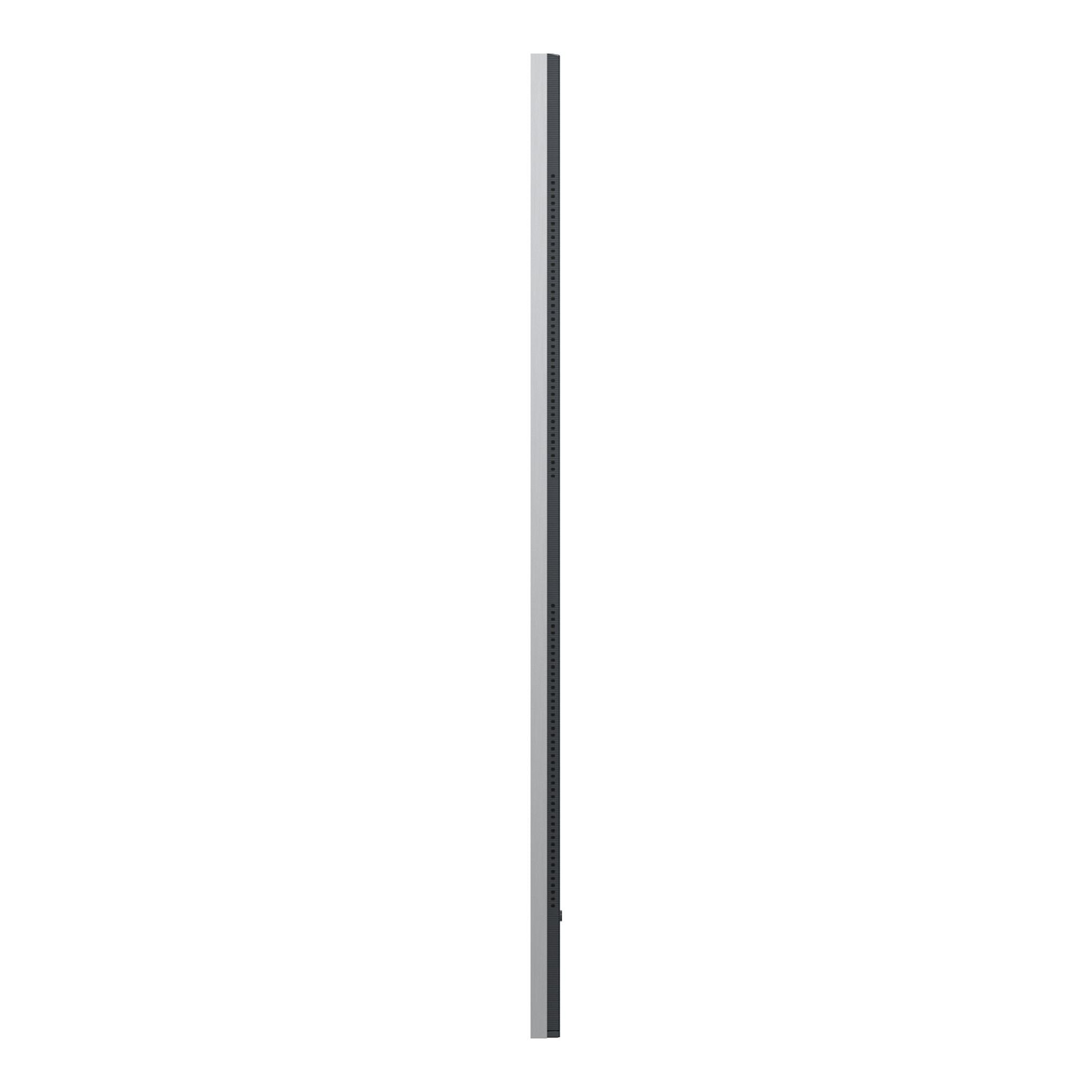 TV LG OLED65G64LW.AEU, vista lateral, perfil delgado en gris y negro sobre fondo blanco.