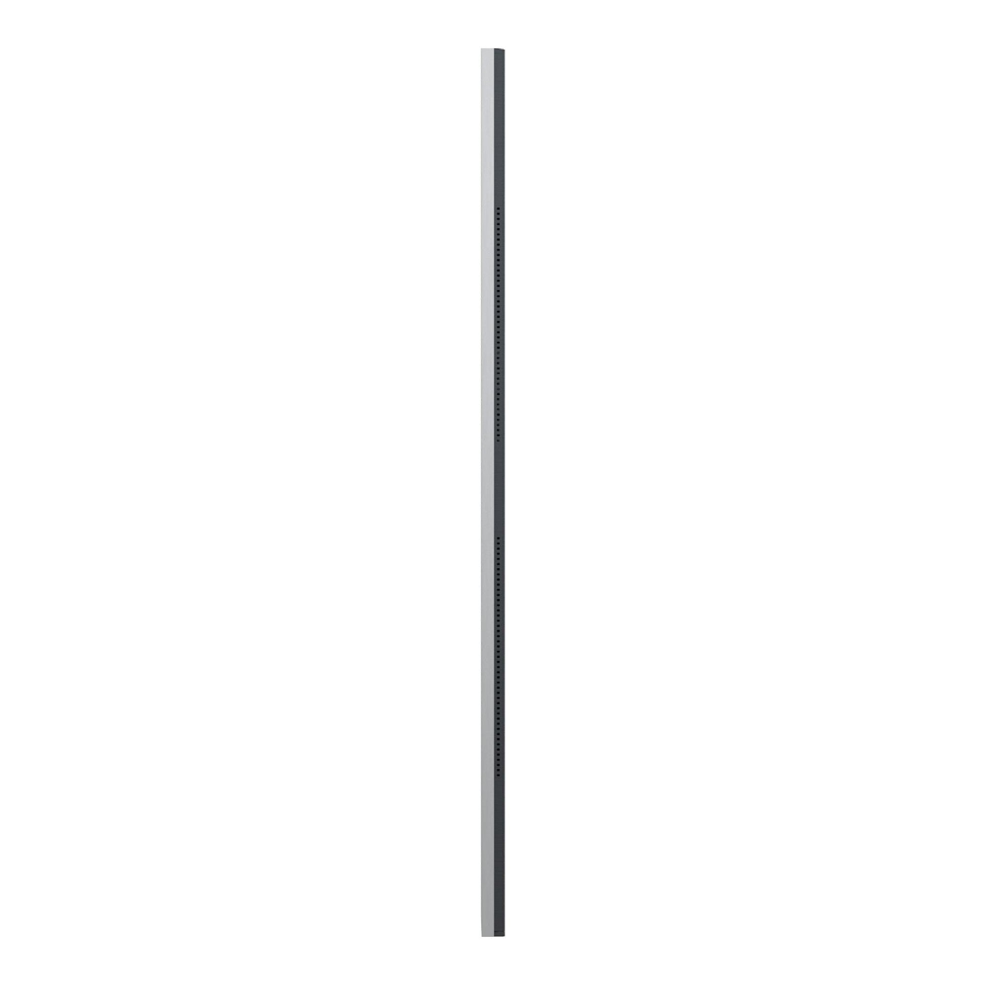 TV OLED LG OLED77G64LW.AEU, vista lateral de perfil, diseño ultrafino en gris y negro.