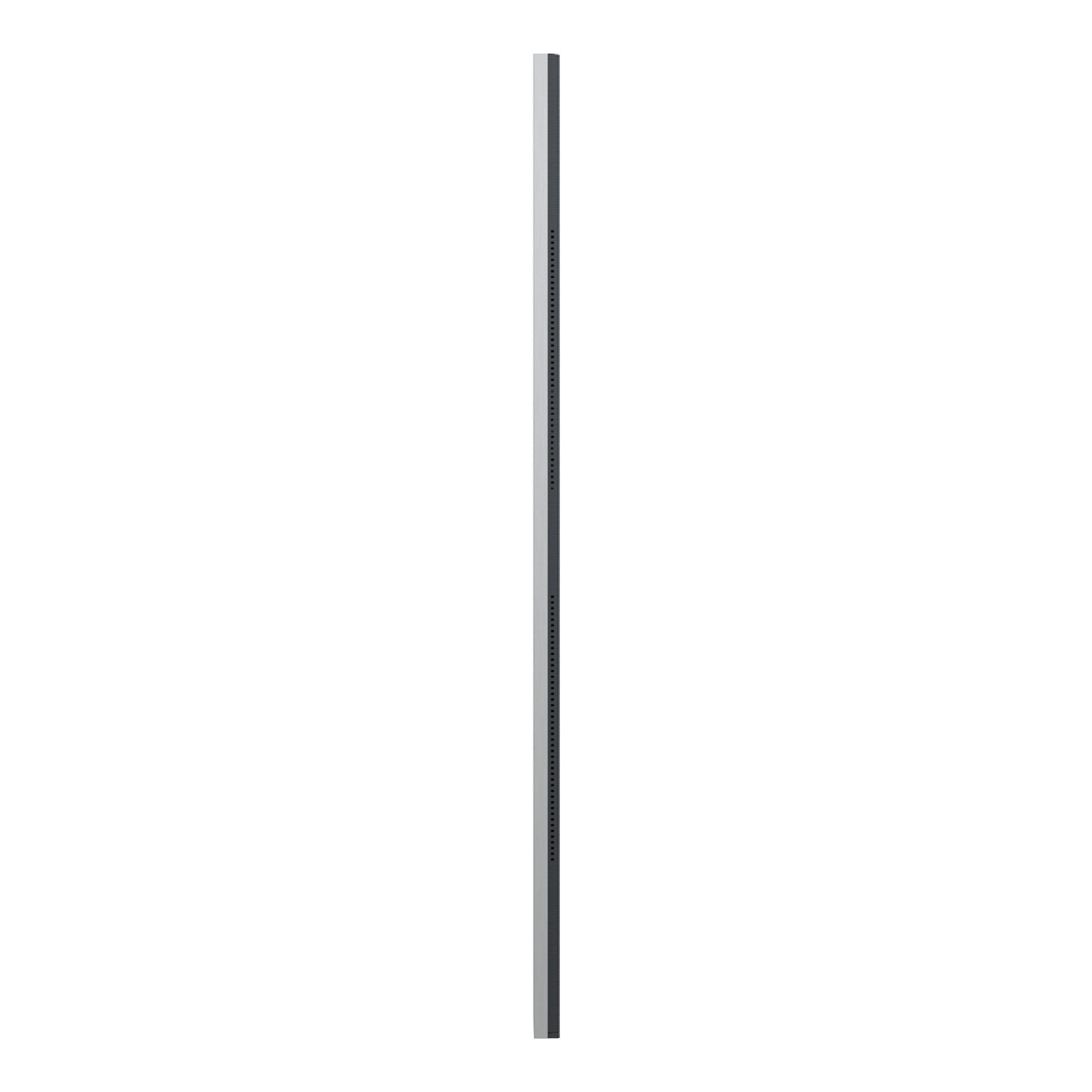 TV OLED LG OLED77G64LW.AEU, vista lateral de perfil, diseño ultrafino en gris y negro.