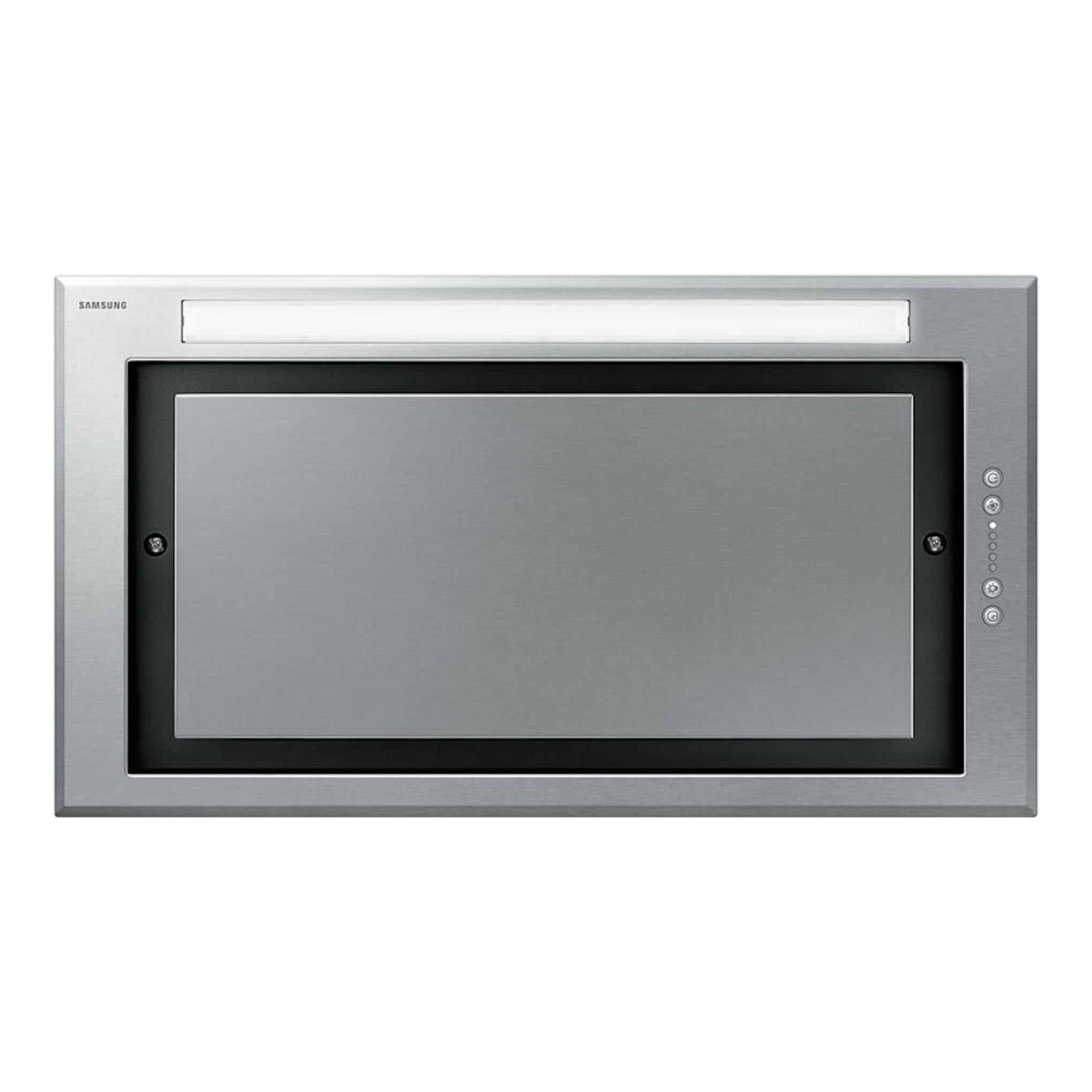 Grupo filtrante Samsung NK52FG455CS/UR, vista frontal, acabado acero inoxidable gris, 52 cm