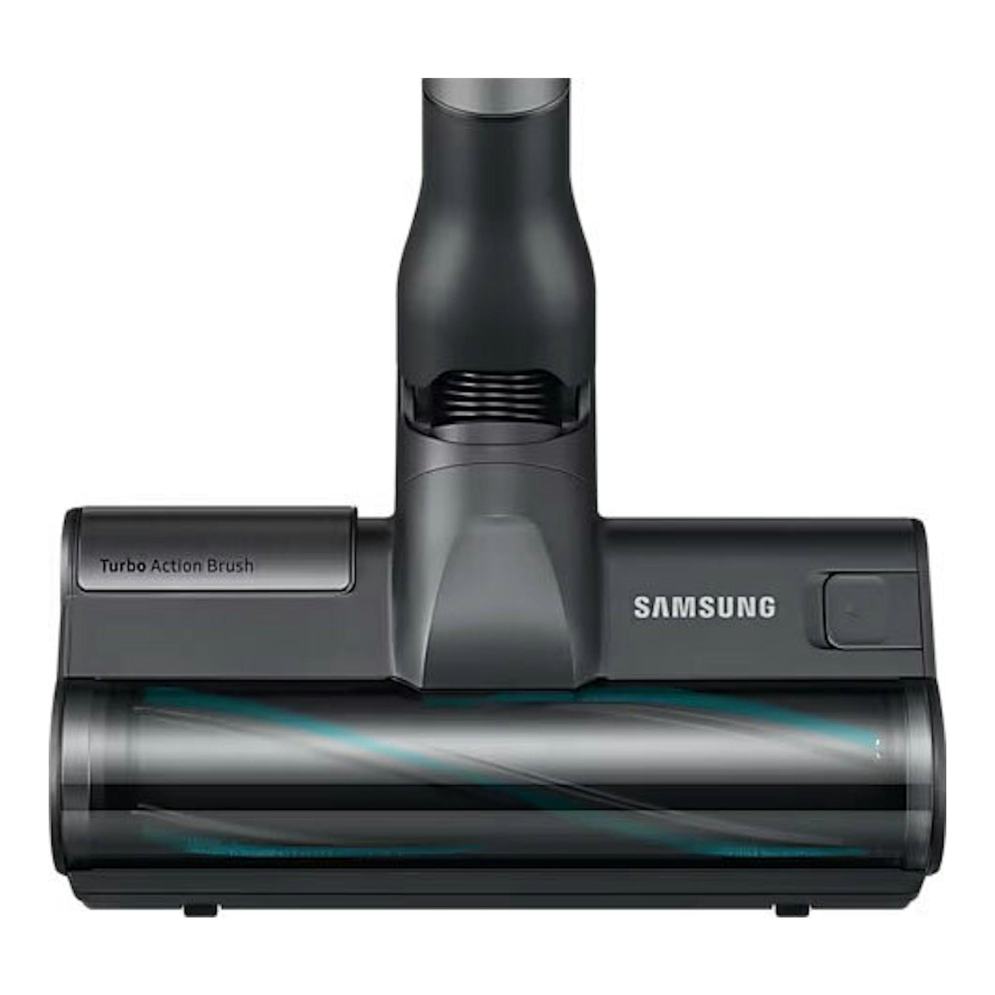 Accesorio cepillo Turbo Action Brush de aspirador escoba Samsung VS20B75AGR1/WA, vista frontal, negro.