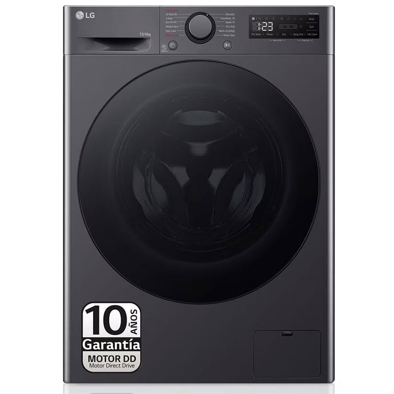 Lavasecadora LG F4DR6010AGM 10Kg Negro – qubbos
