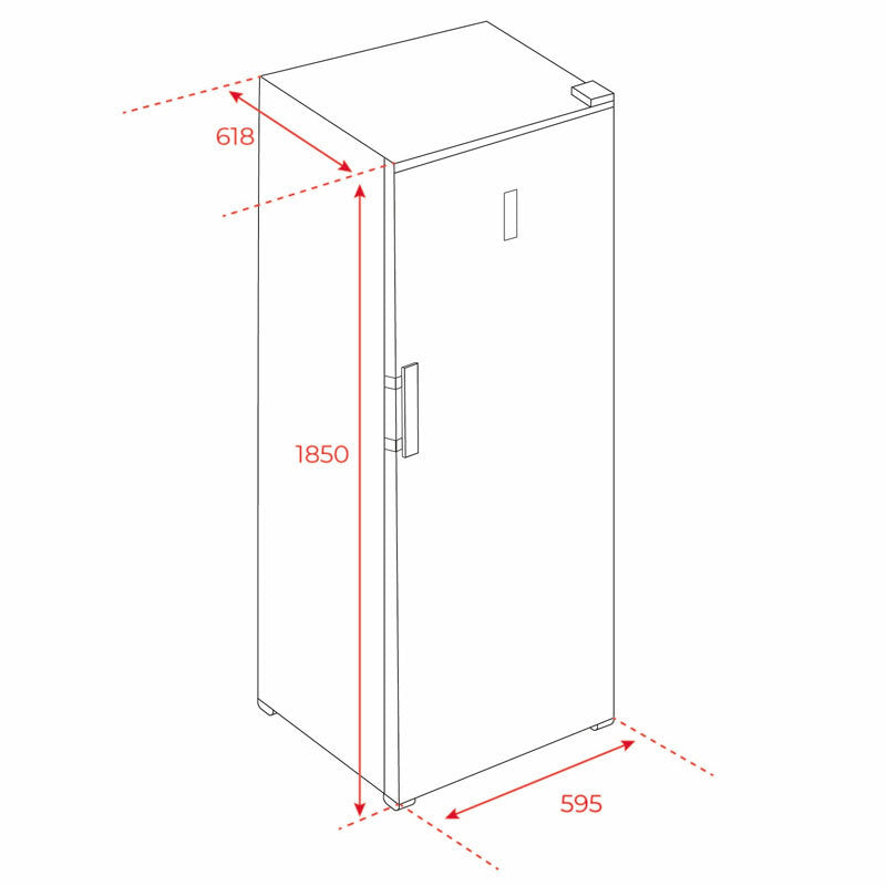 Congelador vertical Teka RSF75640SS Inox (1)