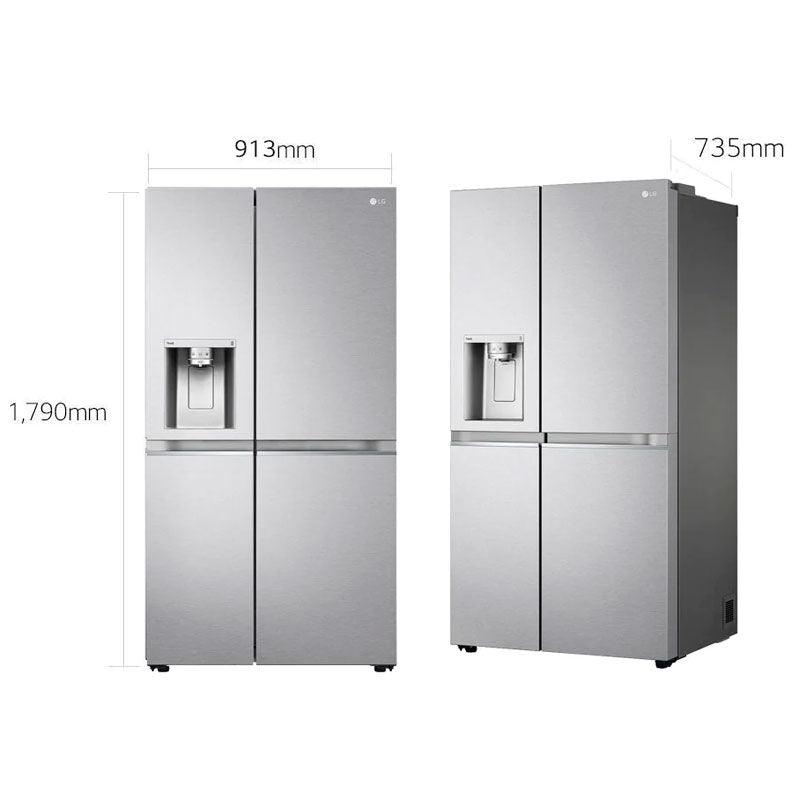 Frigorífico Americano LG GSLV91MBAD Inox (1)