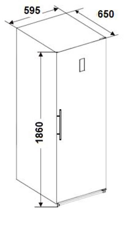 Congelador Vertical Fagor 3ZFK-1875X Inox (1)